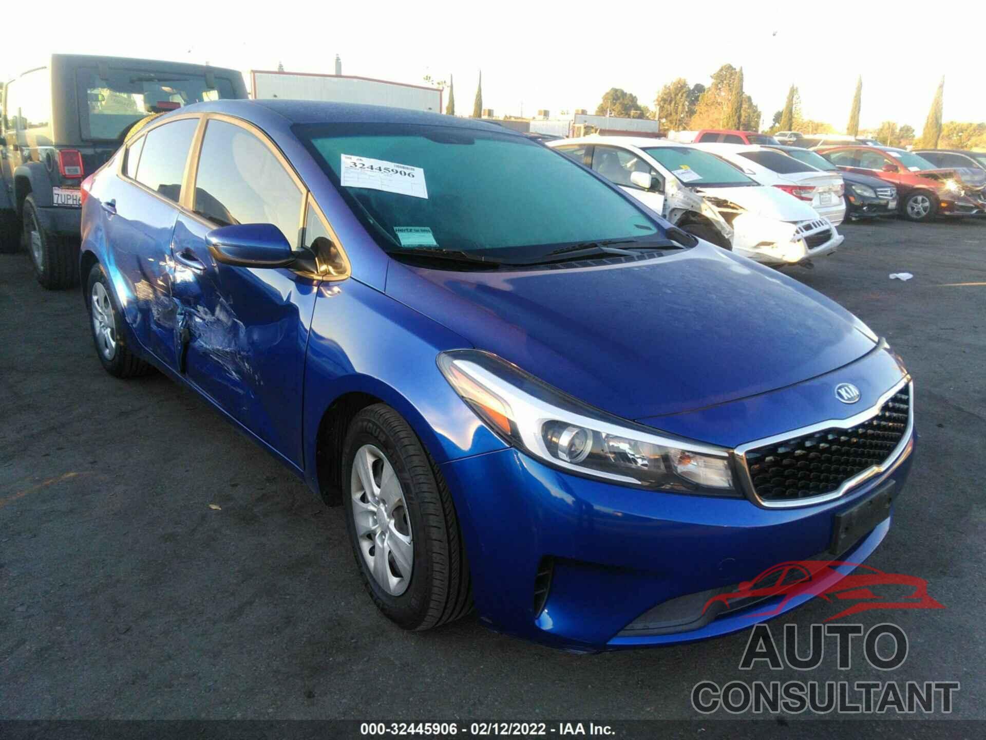 KIA FORTE 2018 - 3KPFK4A71JE203222