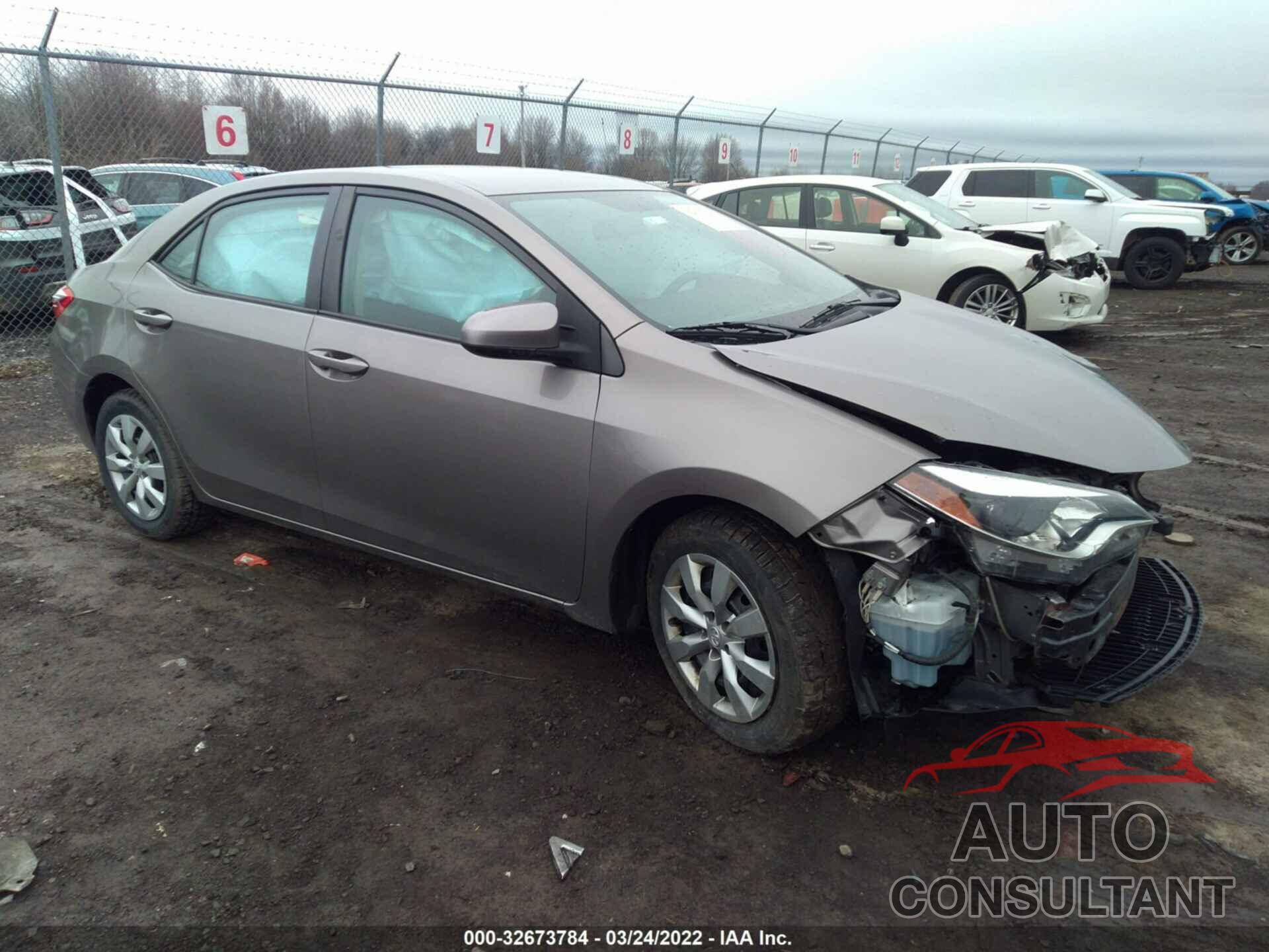 TOYOTA COROLLA 2016 - 2T1BURHE0GC624477