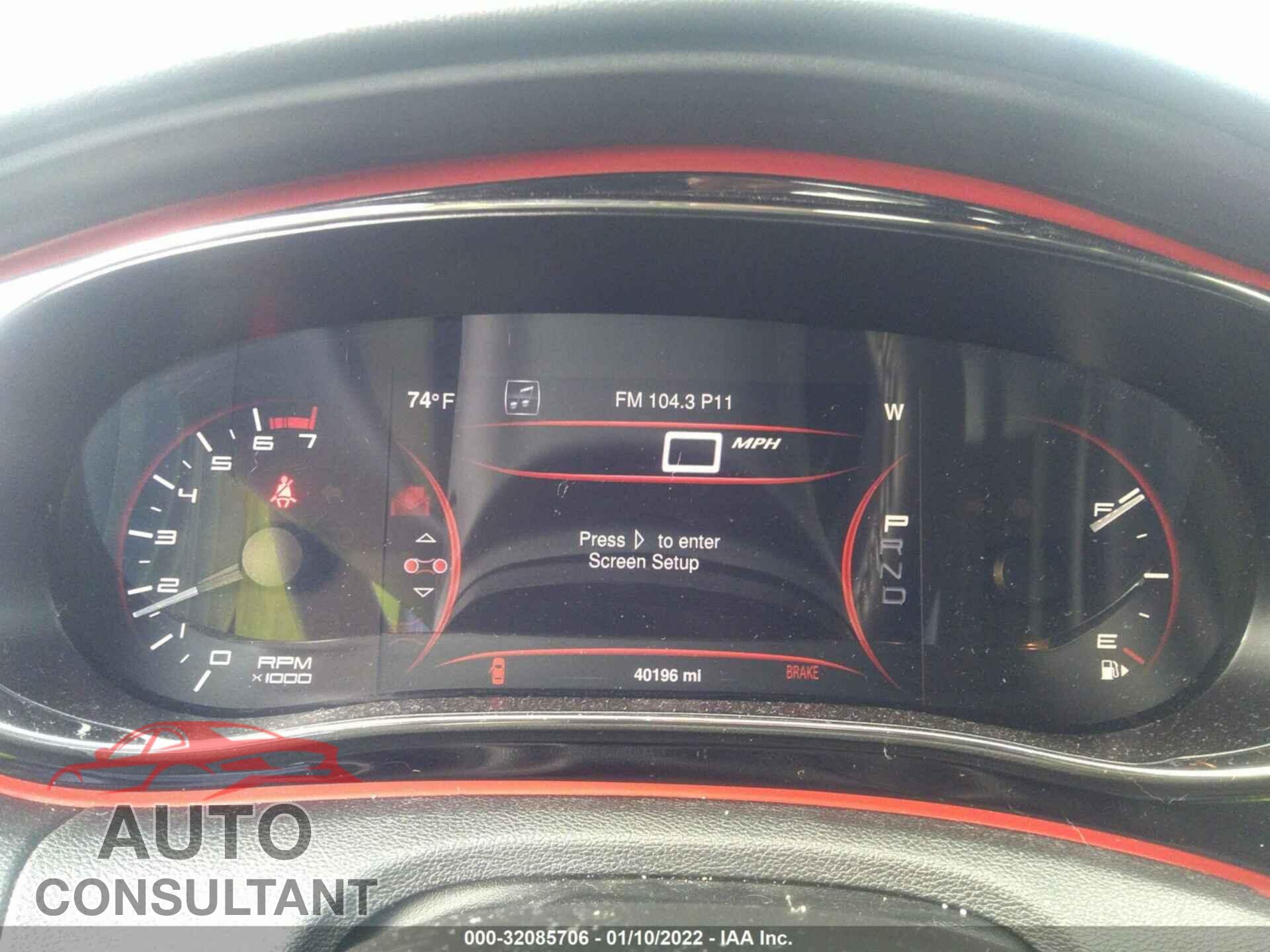 DODGE DART 2016 - 1C3CDFEB4GD578706