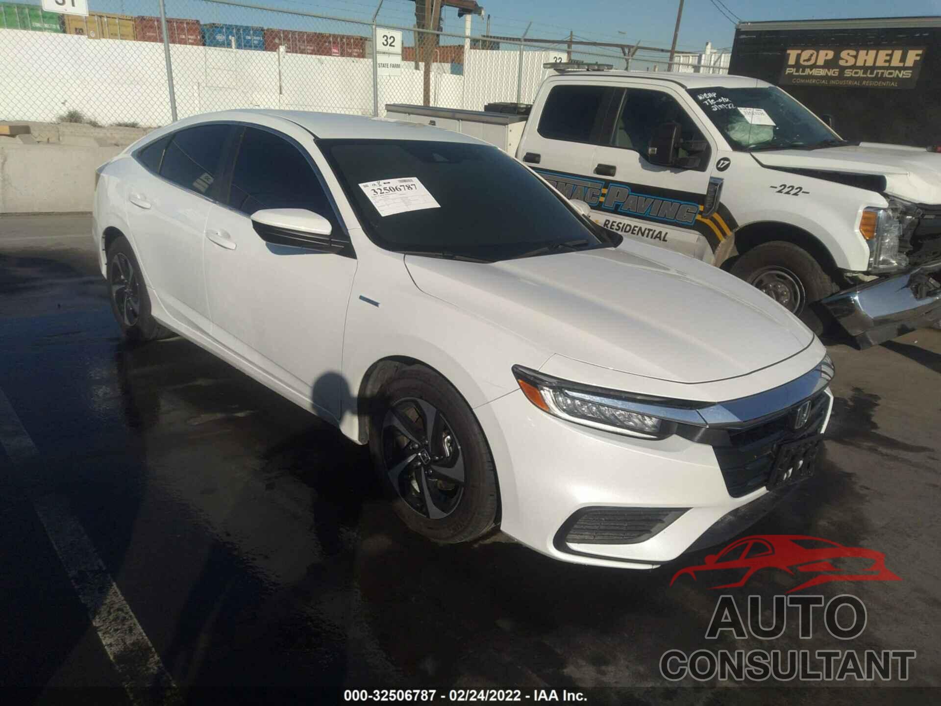 HONDA INSIGHT 2021 - 19XZE4F50ME010107