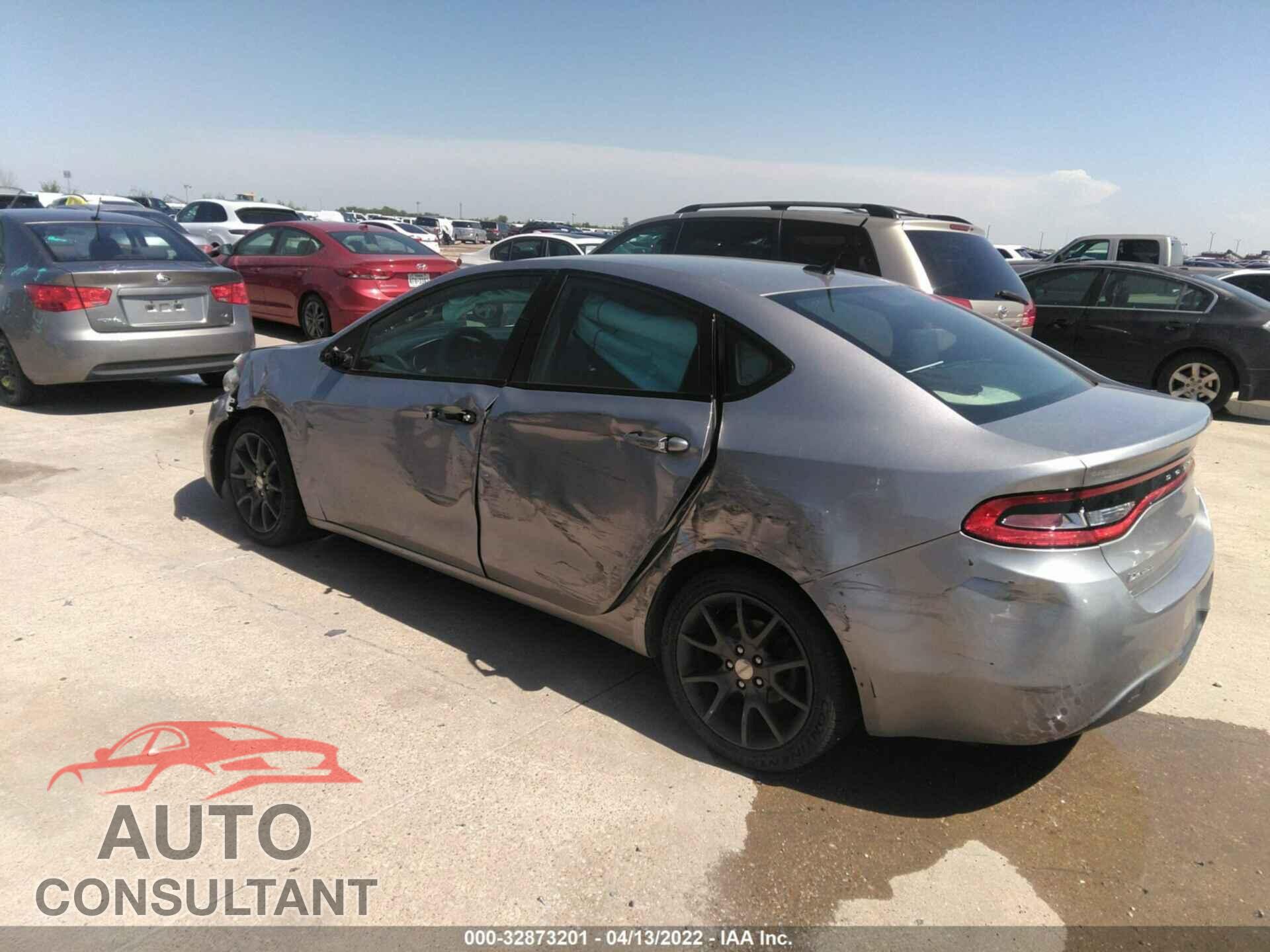DODGE DART 2016 - 1C3CDFAA4GD728536