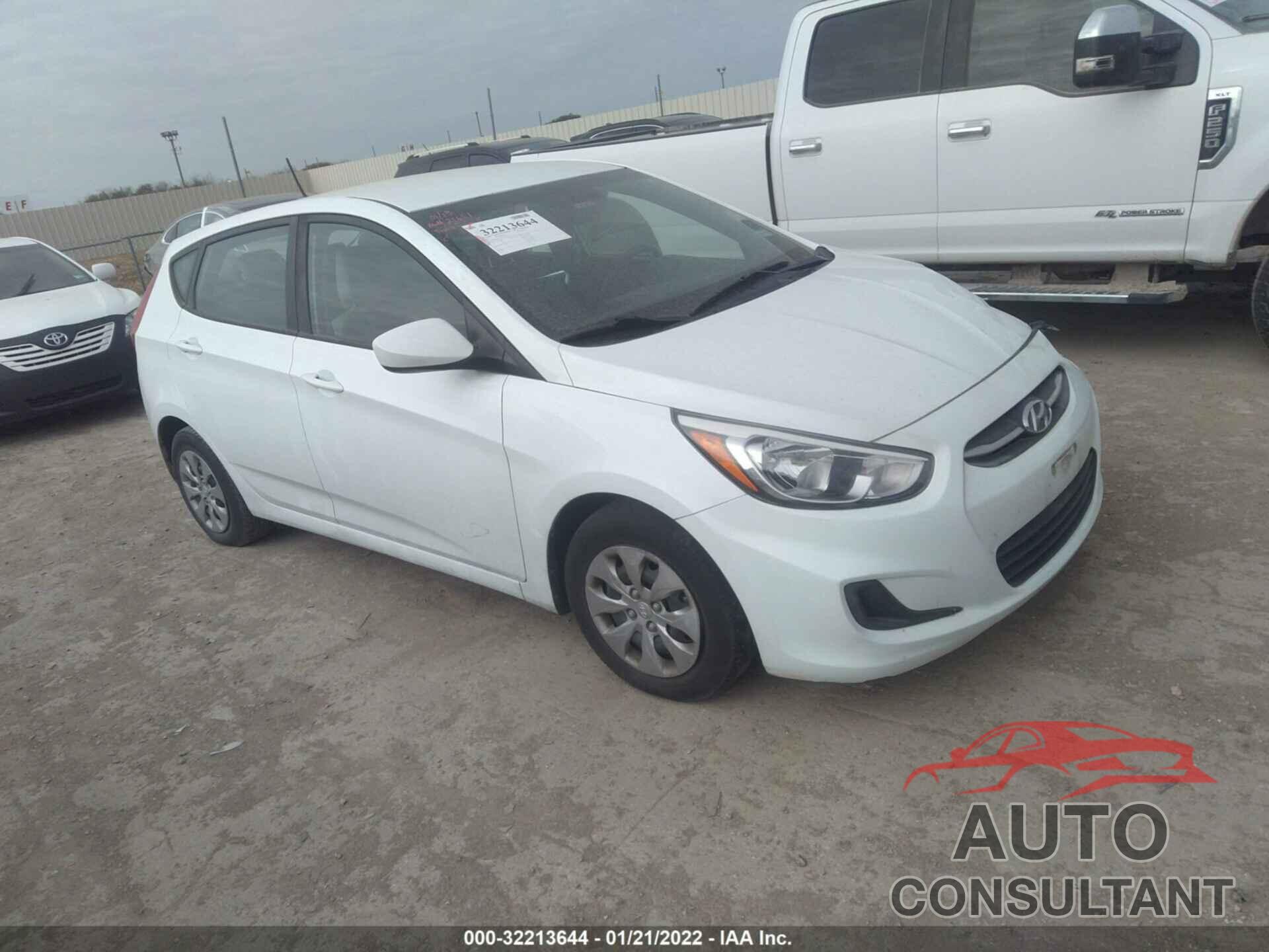 HYUNDAI ACCENT 2017 - KMHCT5AE9HU312247