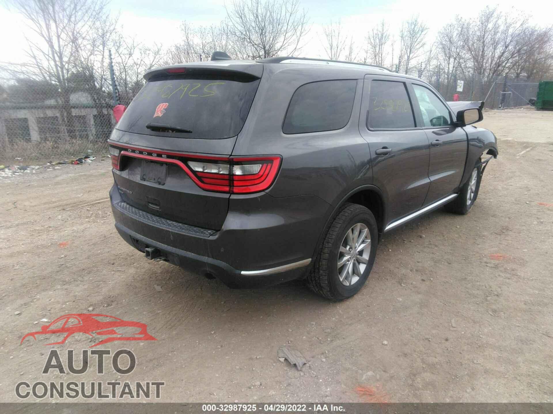 DODGE DURANGO 2017 - 1C4RDJAG7HC606516