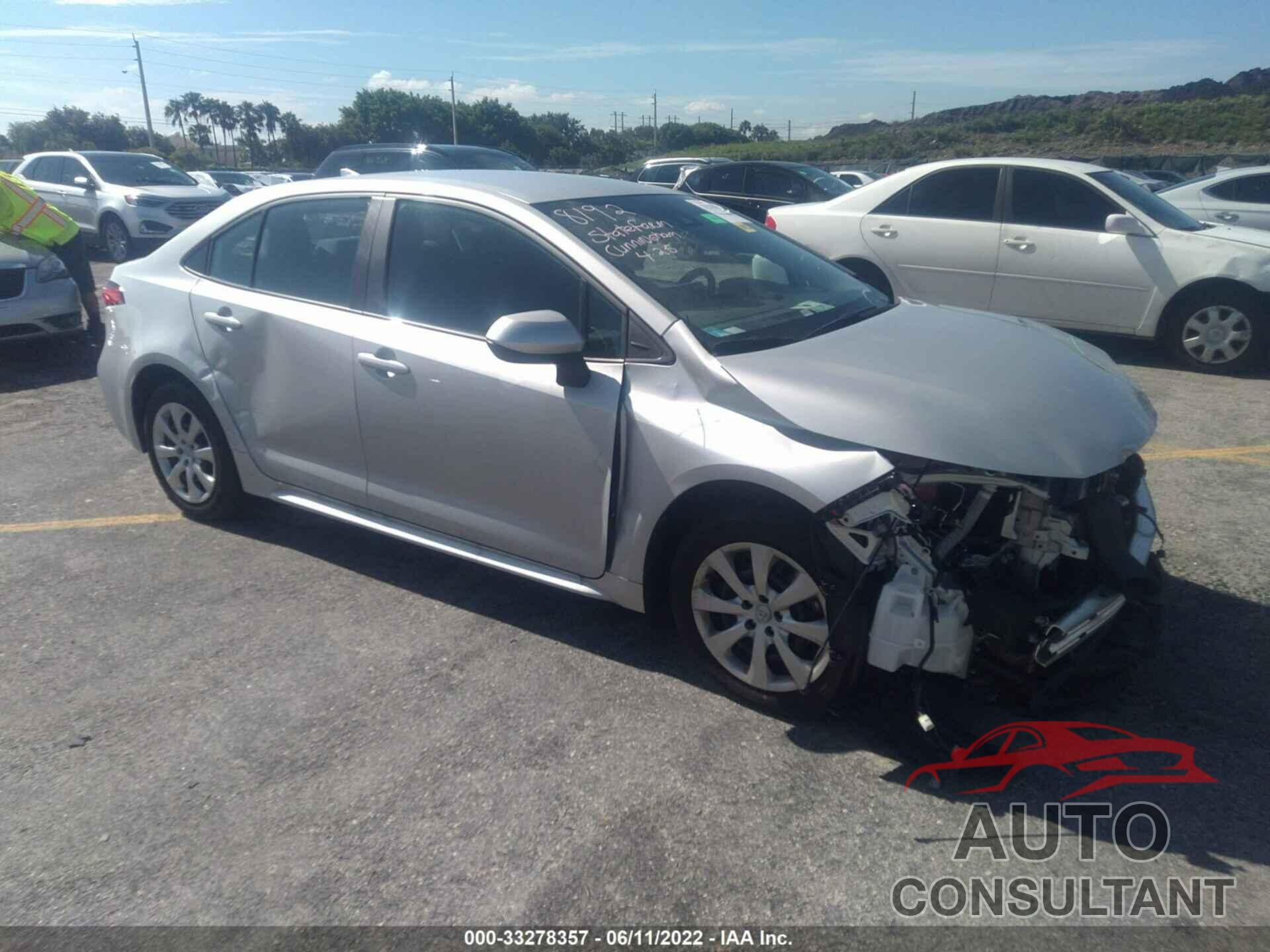 TOYOTA COROLLA 2022 - 5YFEPMAE6NP277901