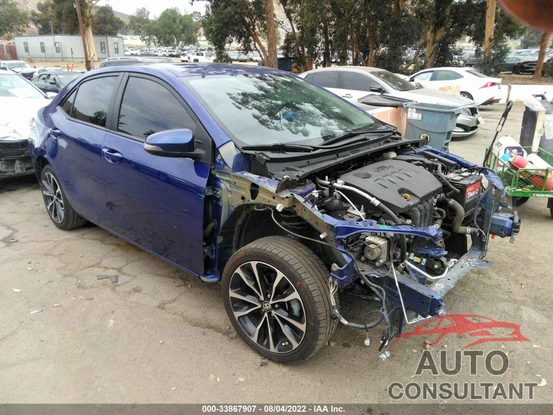 TOYOTA COROLLA 2019 - 2T1BURHE2KC145227