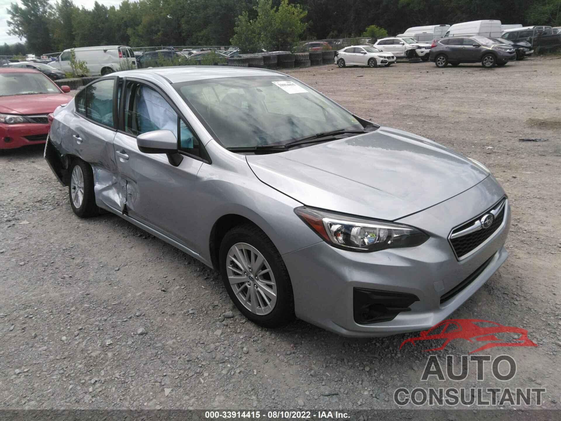 SUBARU IMPREZA 2018 - 4S3GKAB69J3616912