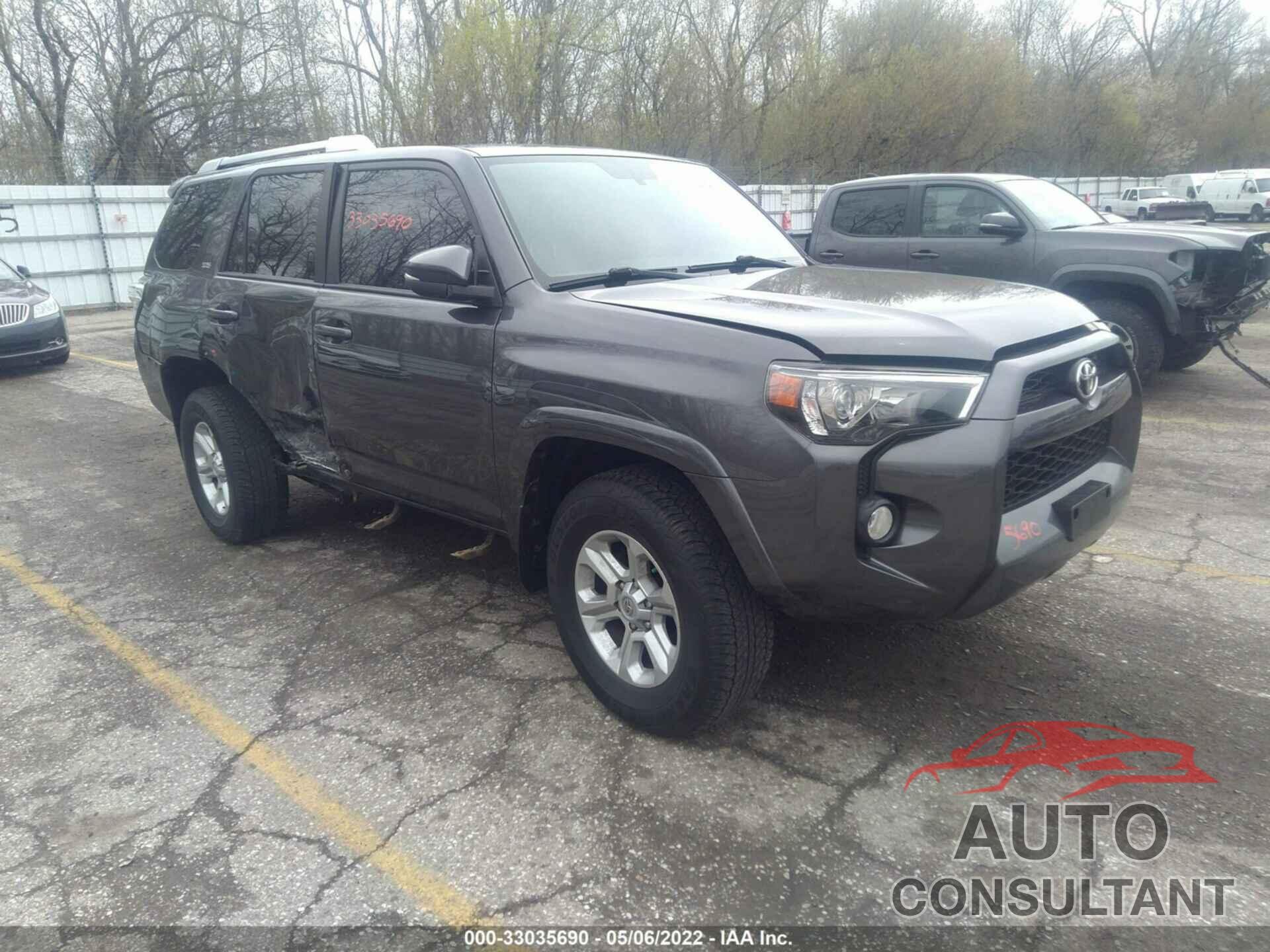 TOYOTA 4RUNNER 2016 - JTEBU5JR9G5351599