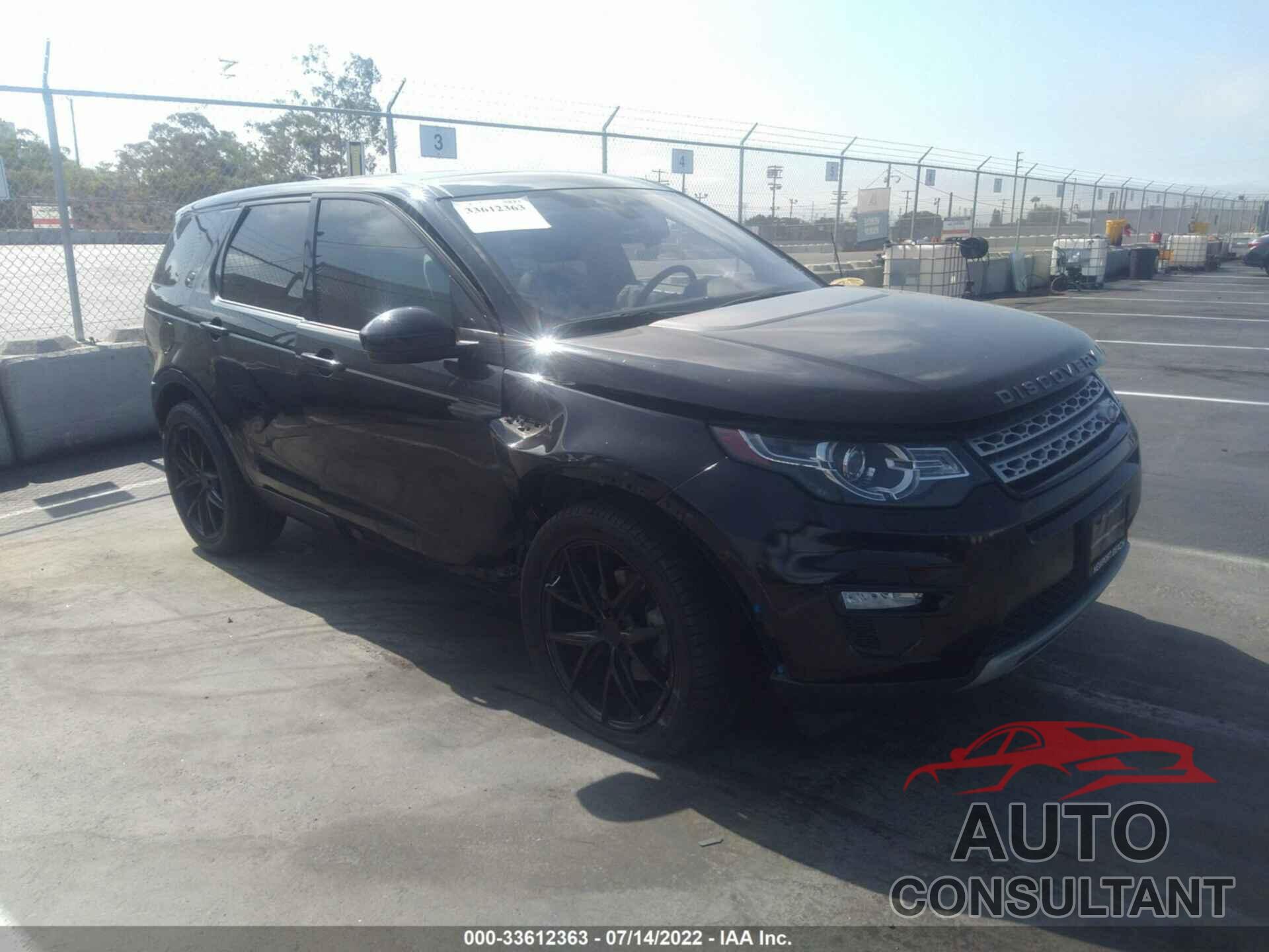 LAND ROVER DISCOVERY SPORT 2017 - SALCR2BG4HH700277