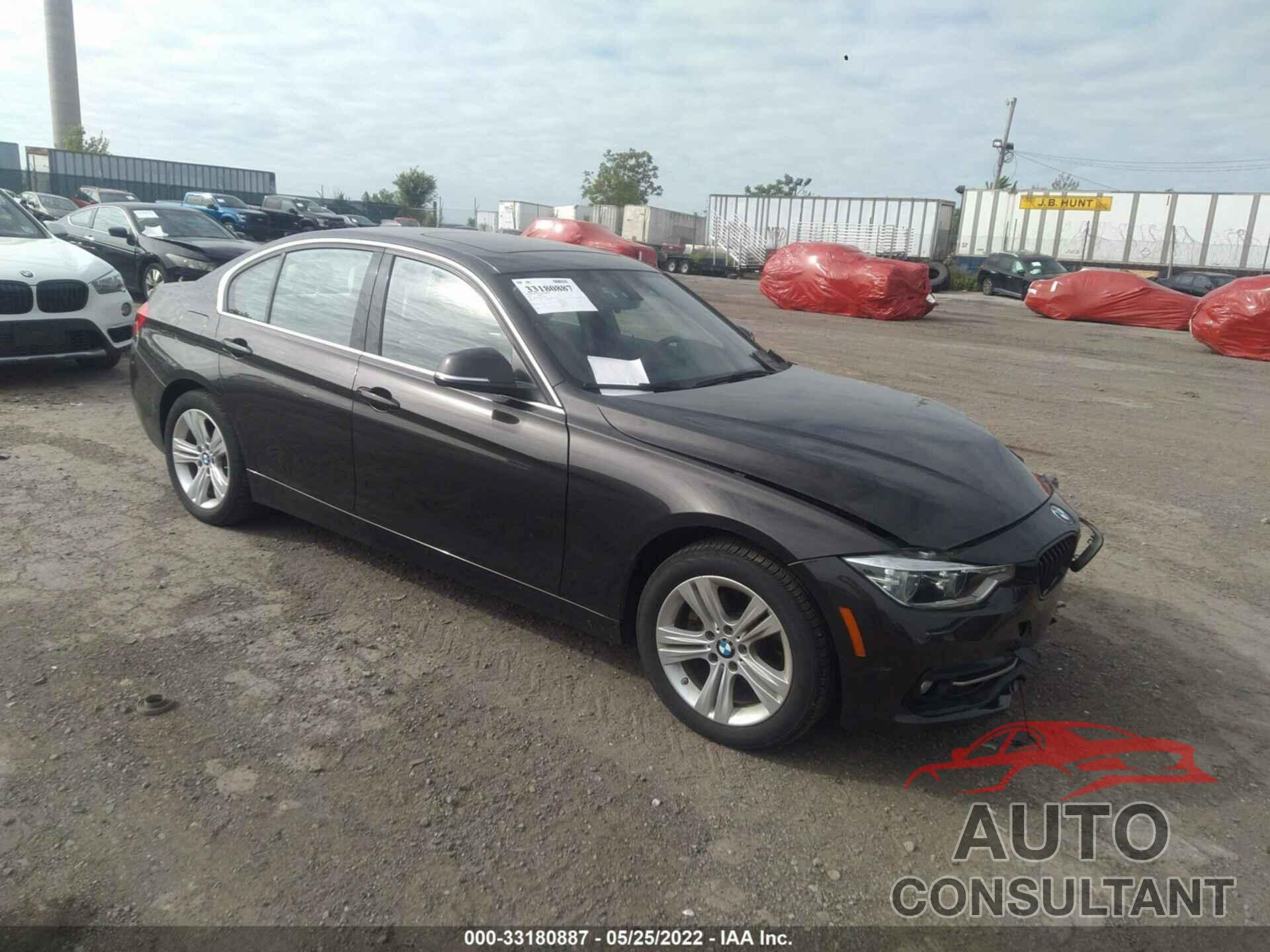BMW 3 SERIES 2017 - WBA8D9G34HNU66117