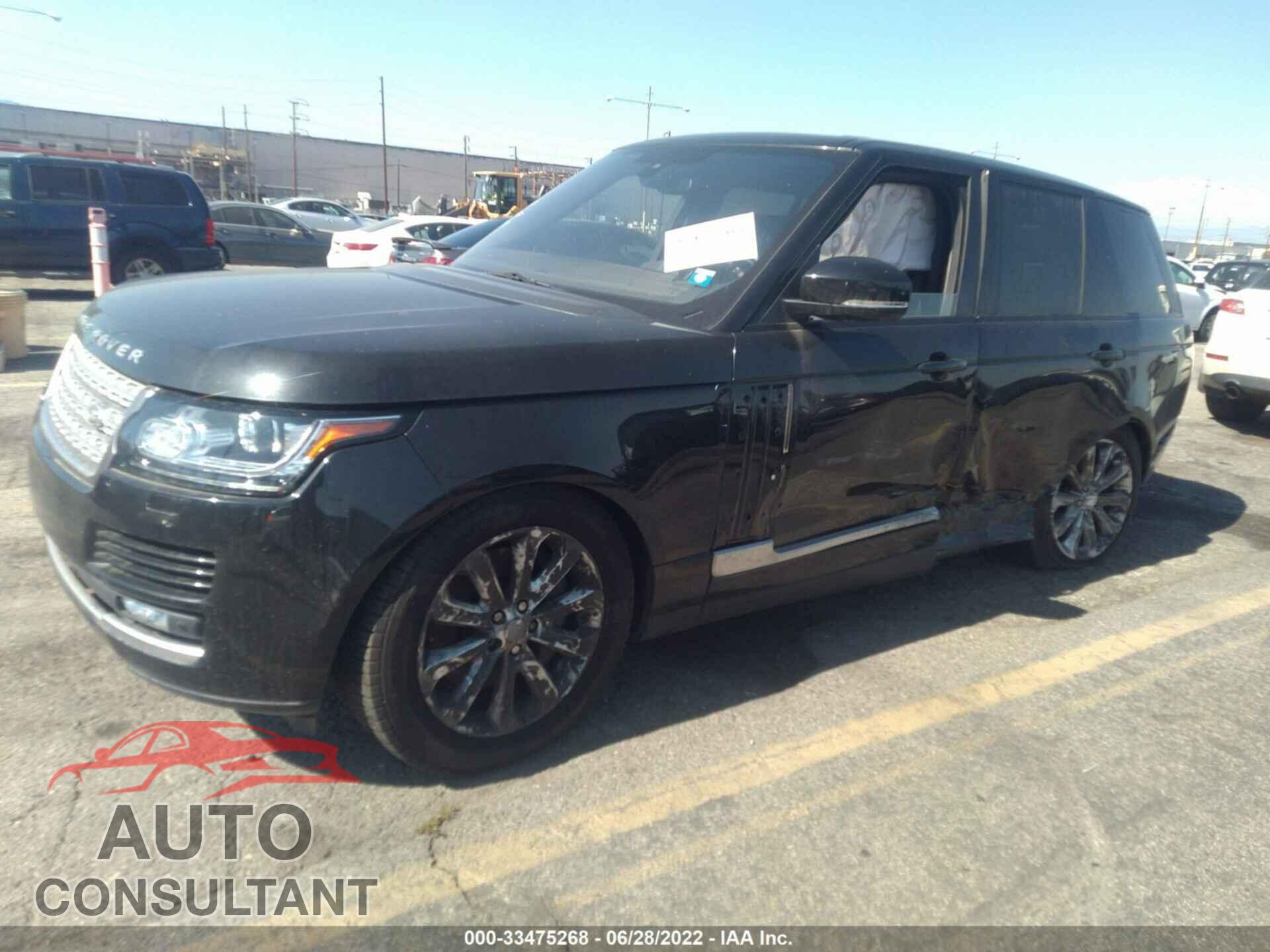 LAND ROVER RANGE ROVER 2016 - SALGS2VF4GA275885