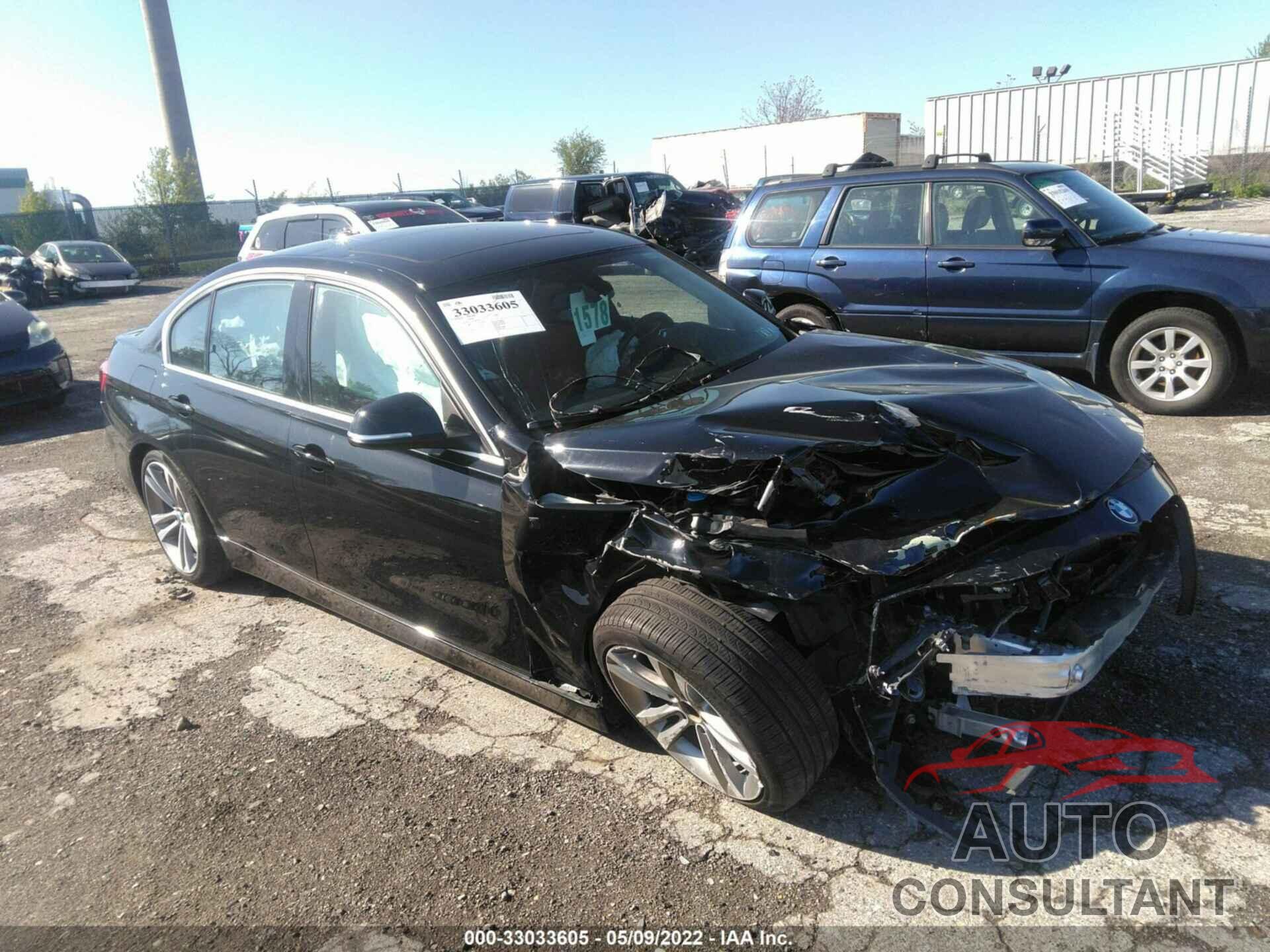 BMW 3 SERIES 2017 - WBA8D9G5XHNU61294
