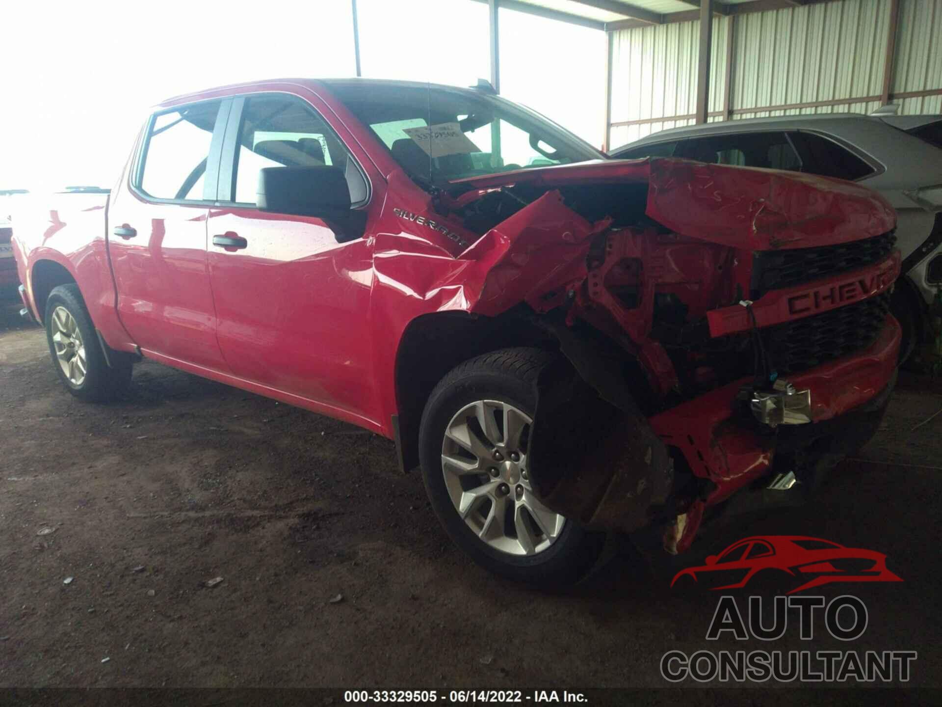 CHEVROLET SILVERADO 1500 2021 - 1GCPWBEK2MZ296871