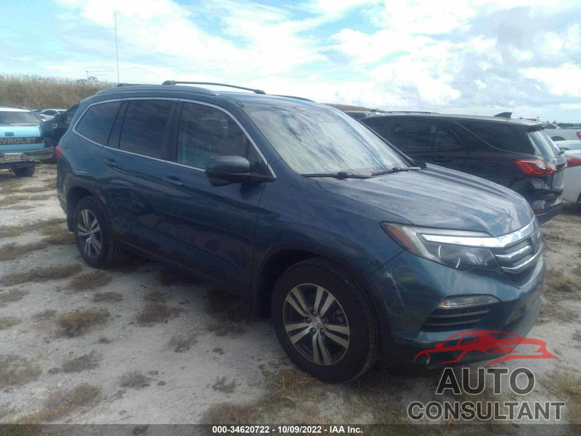 HONDA PILOT 2017 - 5FNYF6H62HB035648