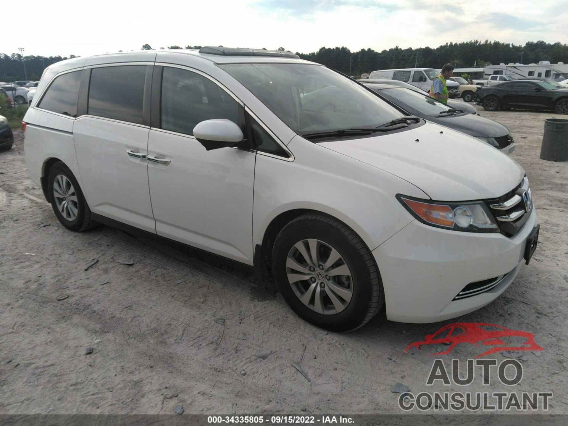 HONDA ODYSSEY 2017 - 5FNRL5H65HB024733