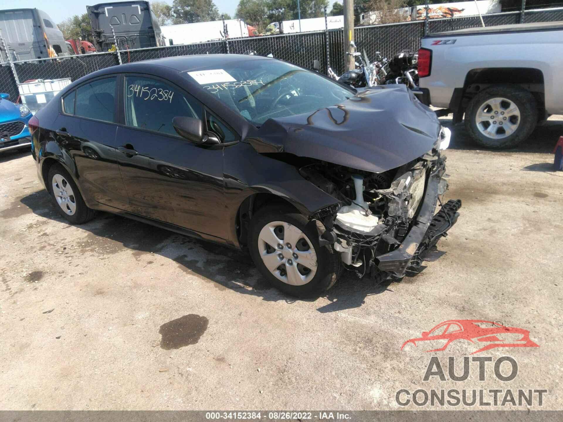 KIA FORTE 2017 - 3KPFK4A74HE109023