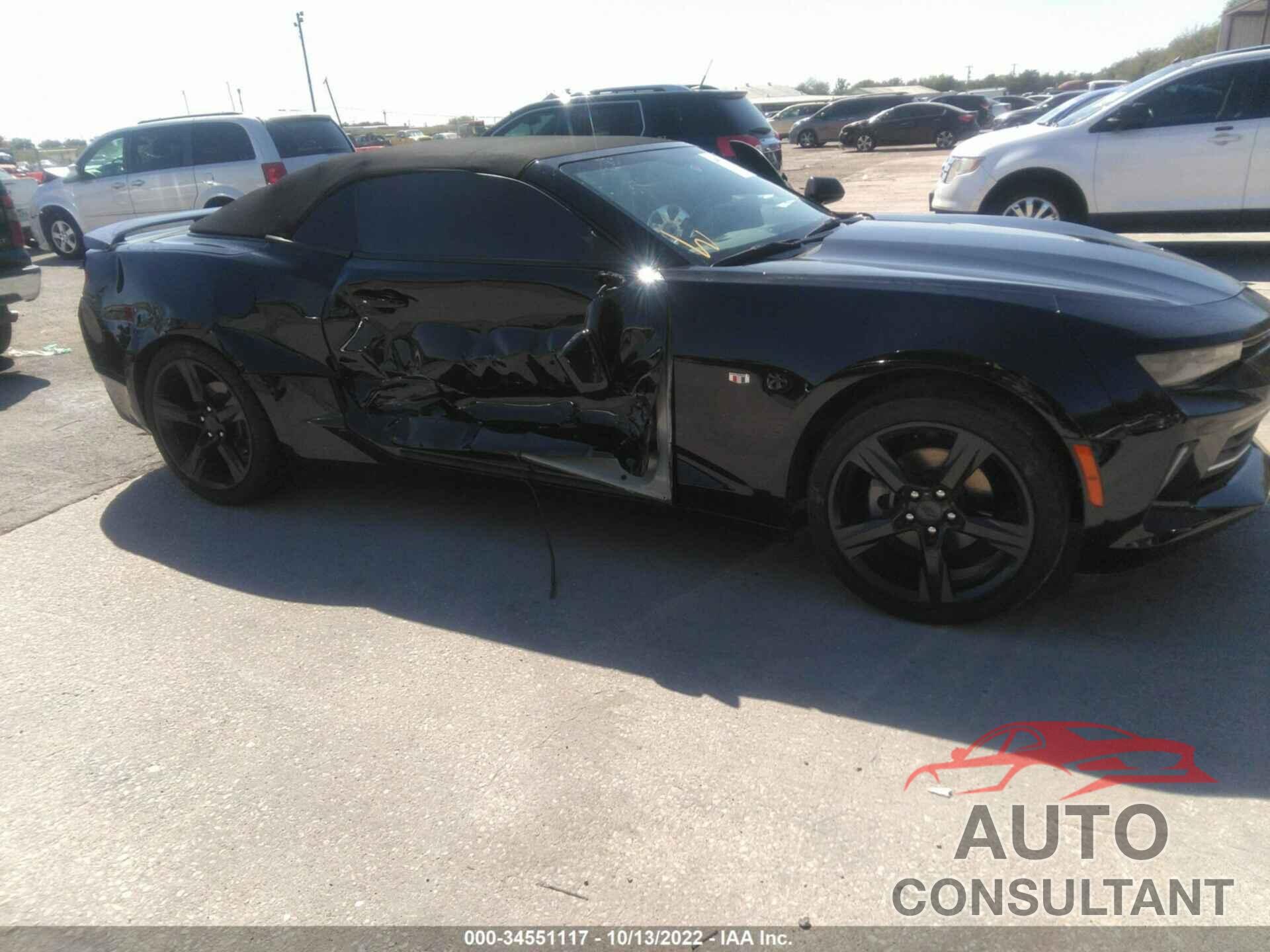 CHEVROLET CAMARO 2016 - 1G1FD3DS9G0185552