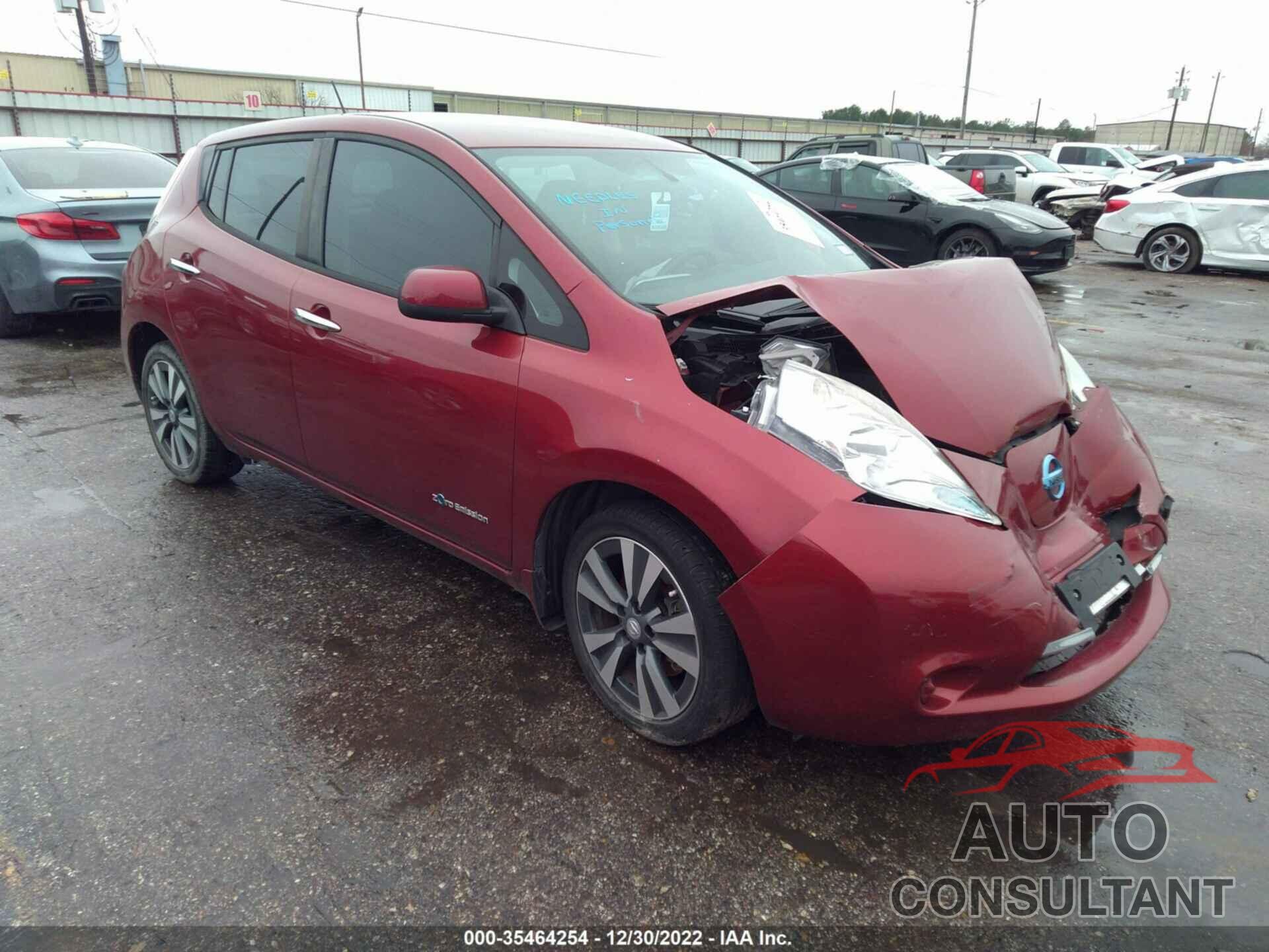 NISSAN LEAF 2015 - 1N4AZ0CP1FC333629