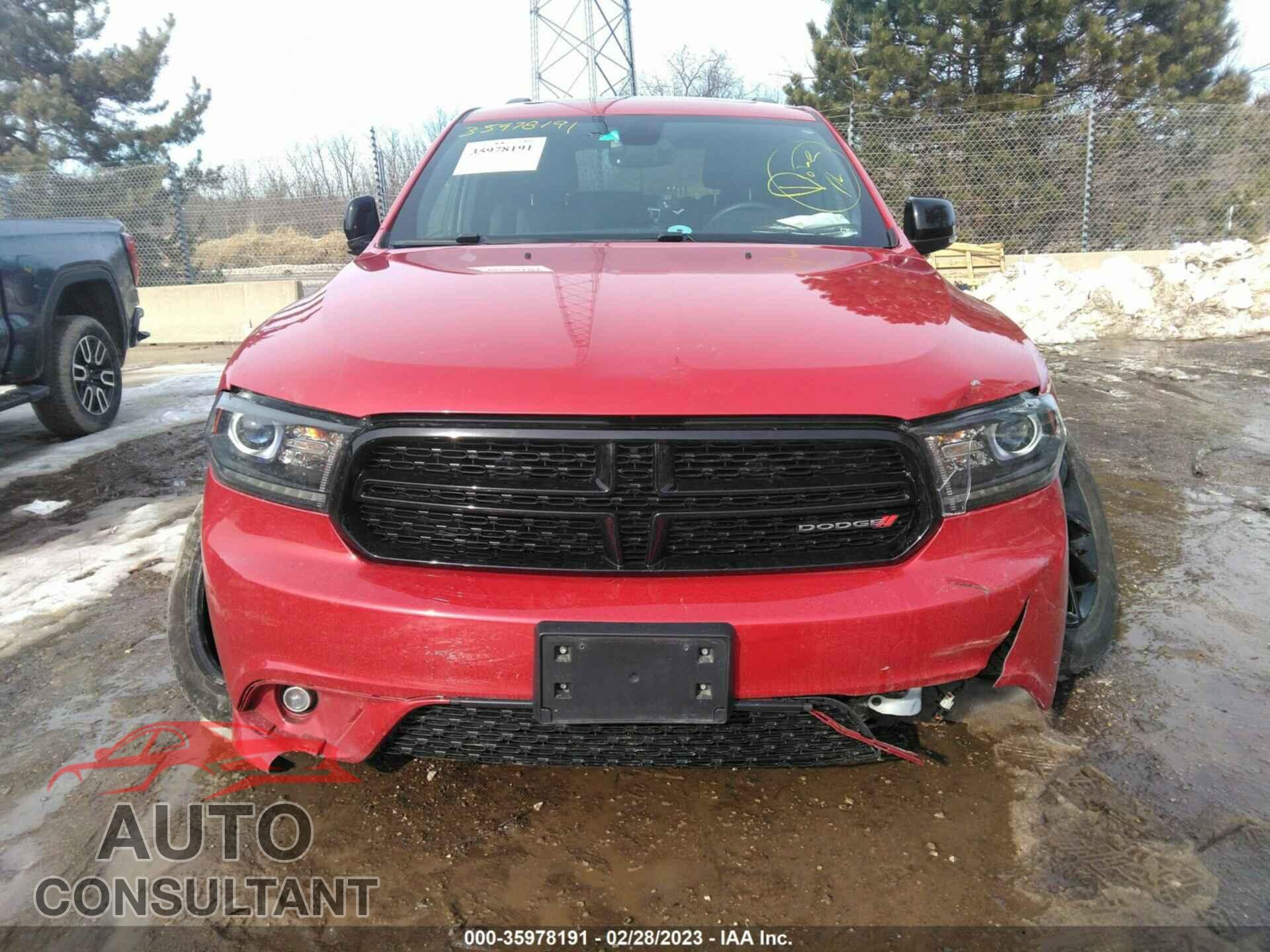 DODGE DURANGO 2017 - 1C4RDJDG1HC700273