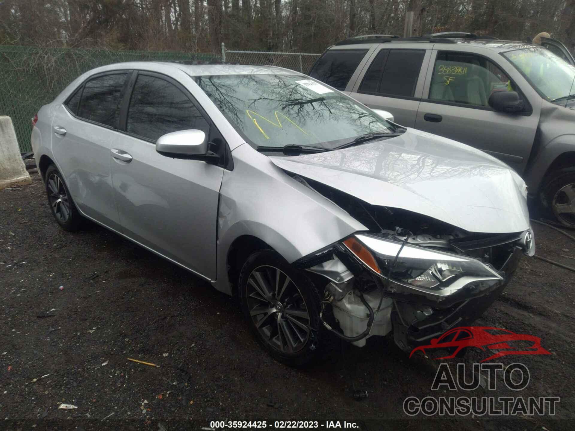 TOYOTA COROLLA 2016 - 2T1BURHE7GC733633