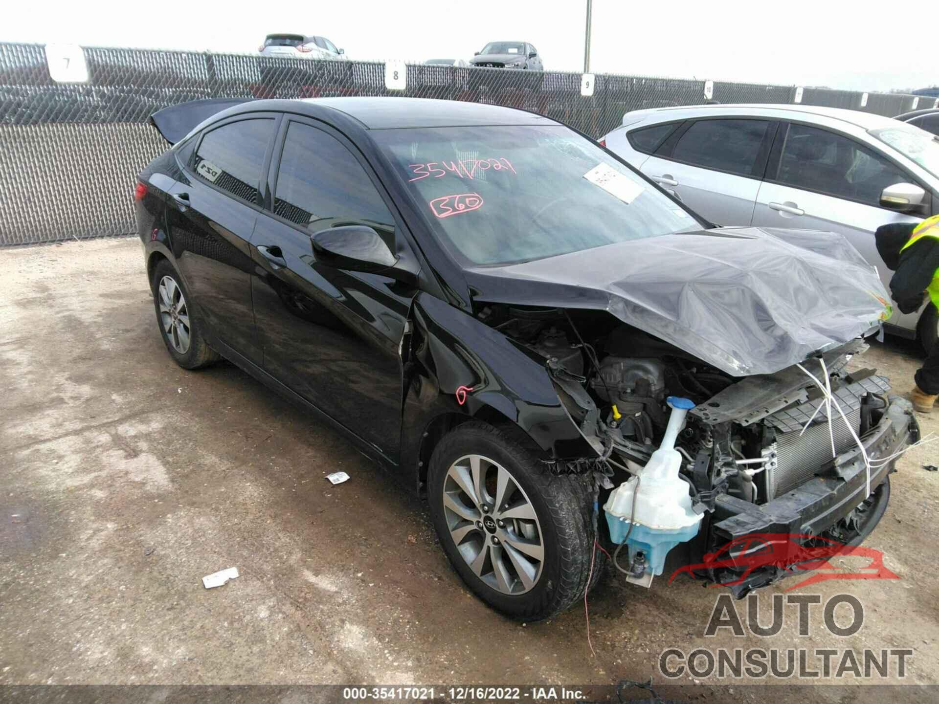 HYUNDAI ACCENT 2016 - KMHCU4AE2GU046754