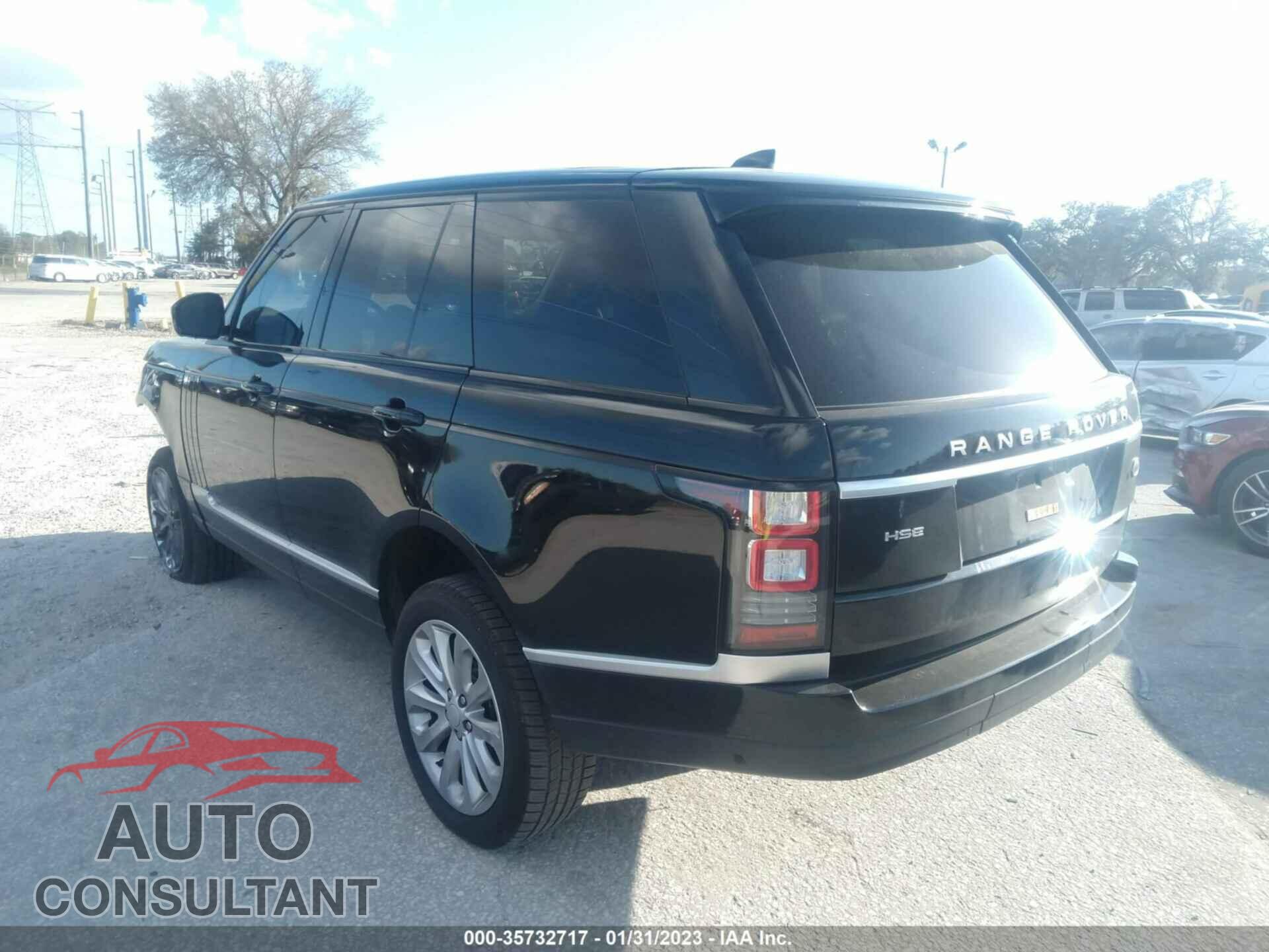 LAND ROVER RANGE ROVER 2017 - SALGS2FV0HA374078