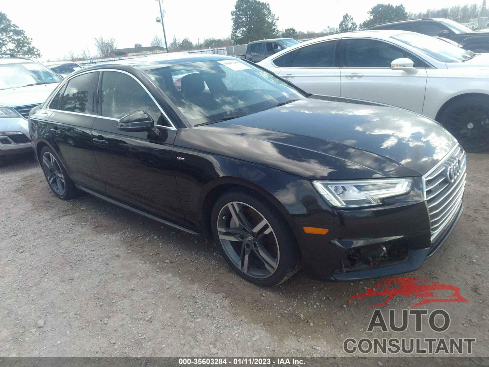 AUDI A4 2018 - WAUENAF45JA137533