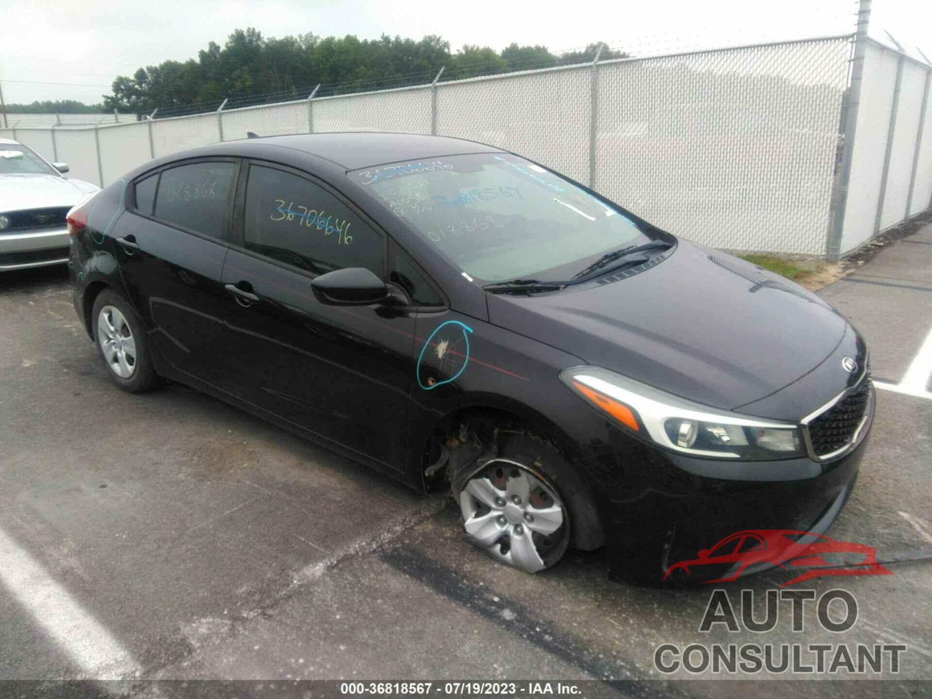 KIA FORTE 2017 - 3KPFL4A71HE018868