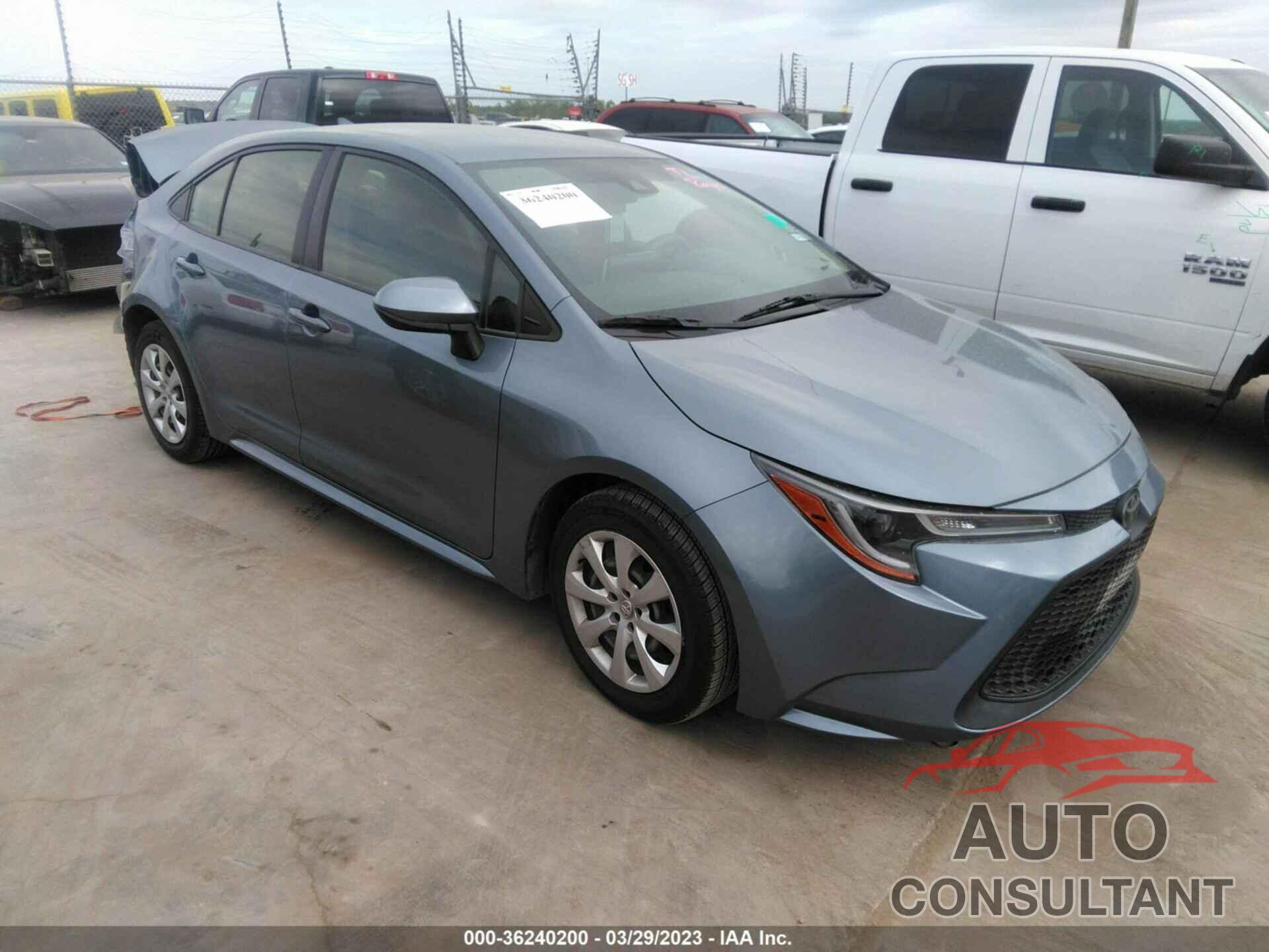 TOYOTA COROLLA 2020 - JTDEPRAE2LJ095904