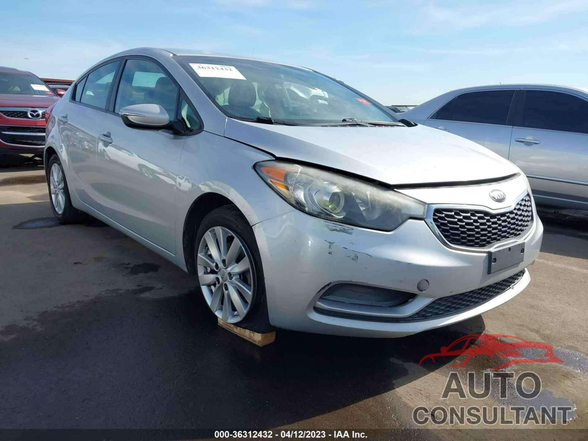 KIA FORTE 2015 - KNAFX4A62F5334717