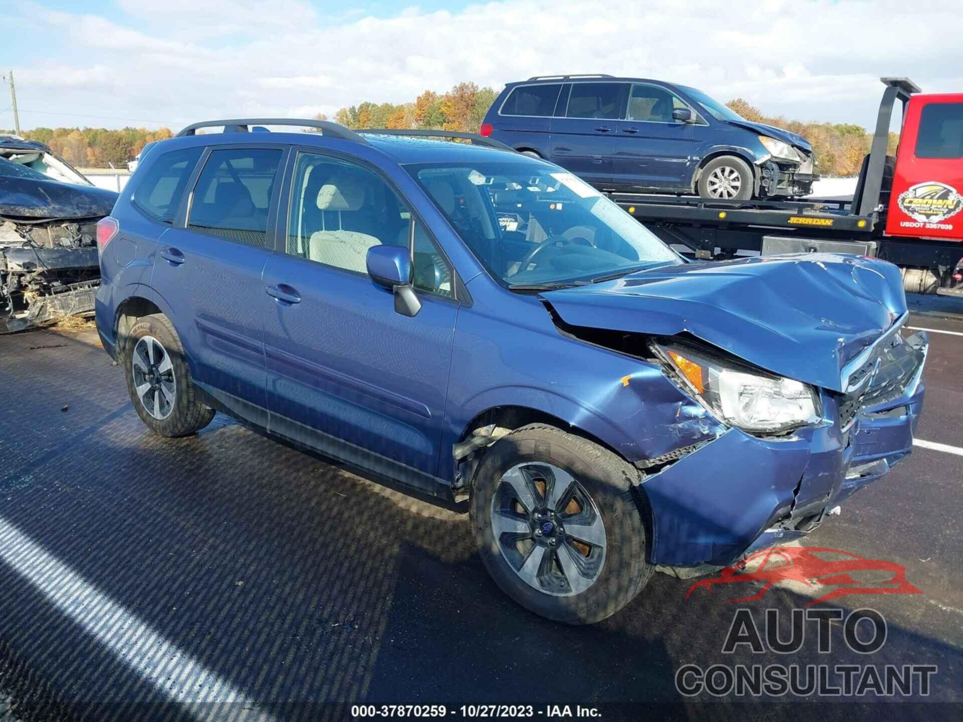 SUBARU FORESTER 2017 - JF2SJAGC3HH584601