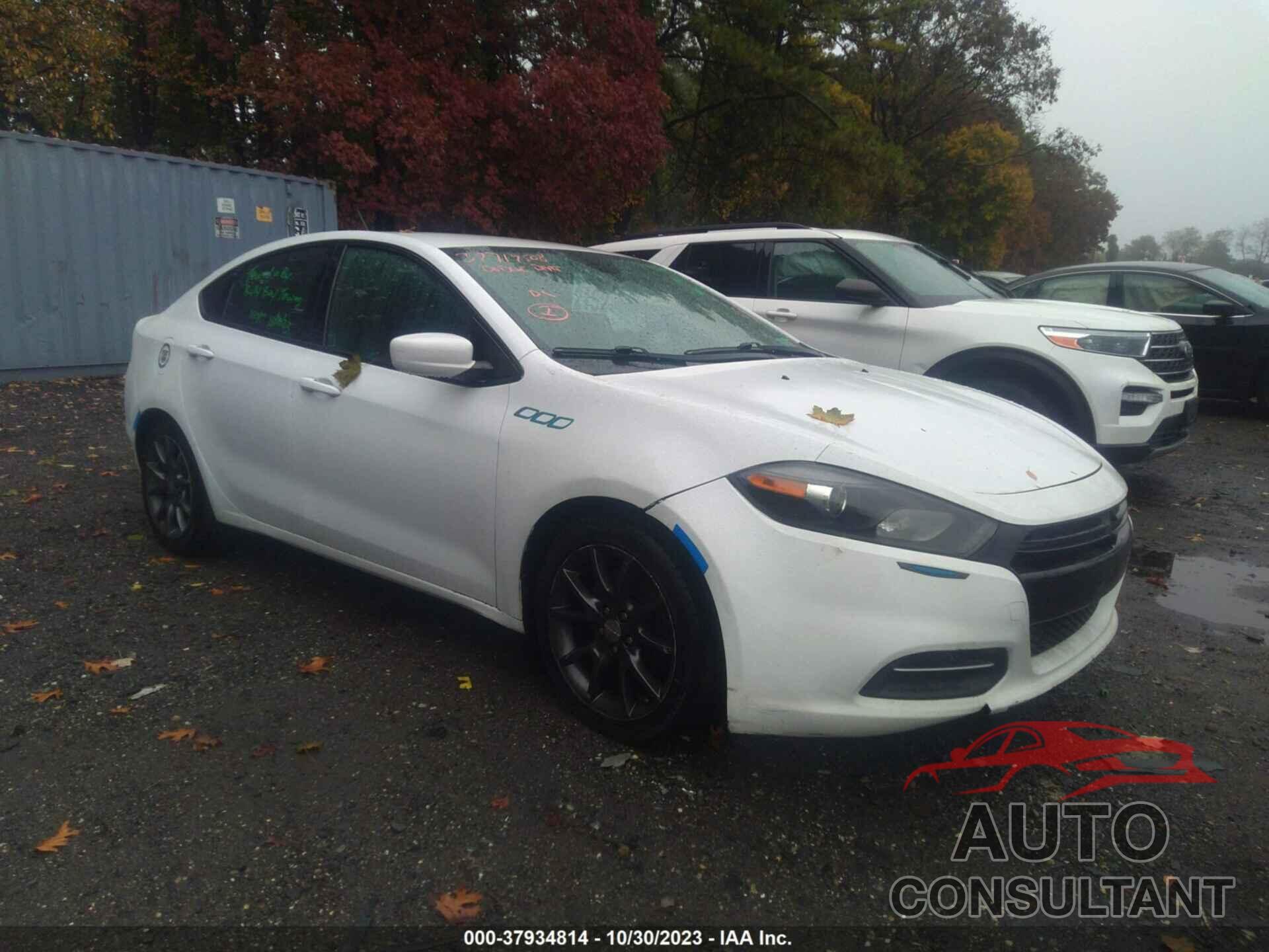 DODGE DART 2016 - 1C3CDFAA3GD503735