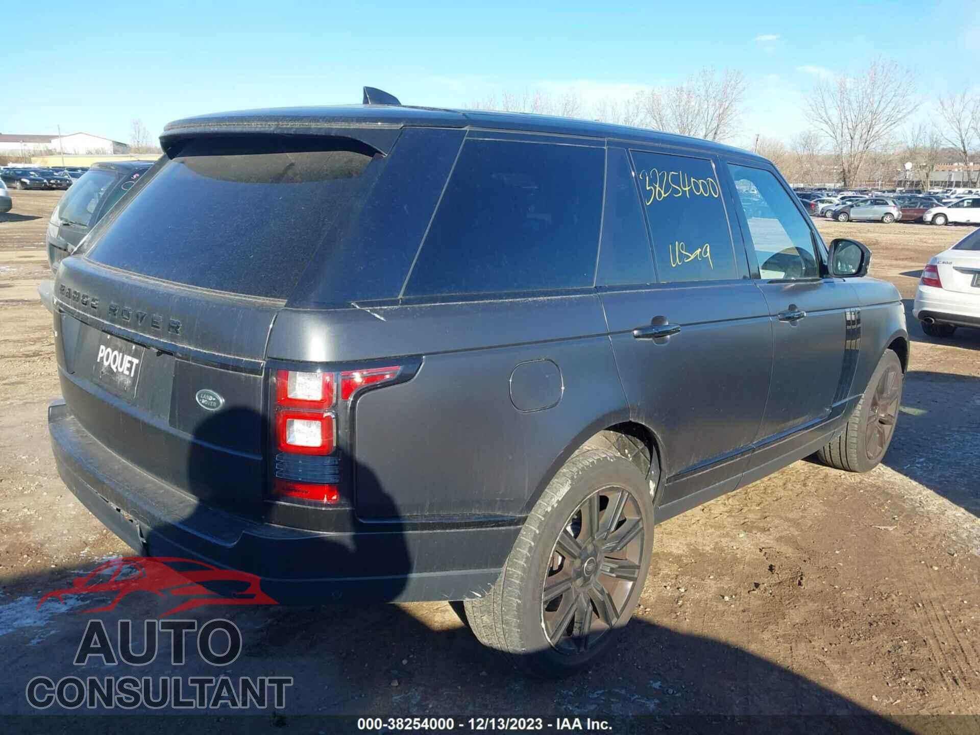 LAND ROVER RANGE ROVER 2017 - SALGS2FEXHA327351