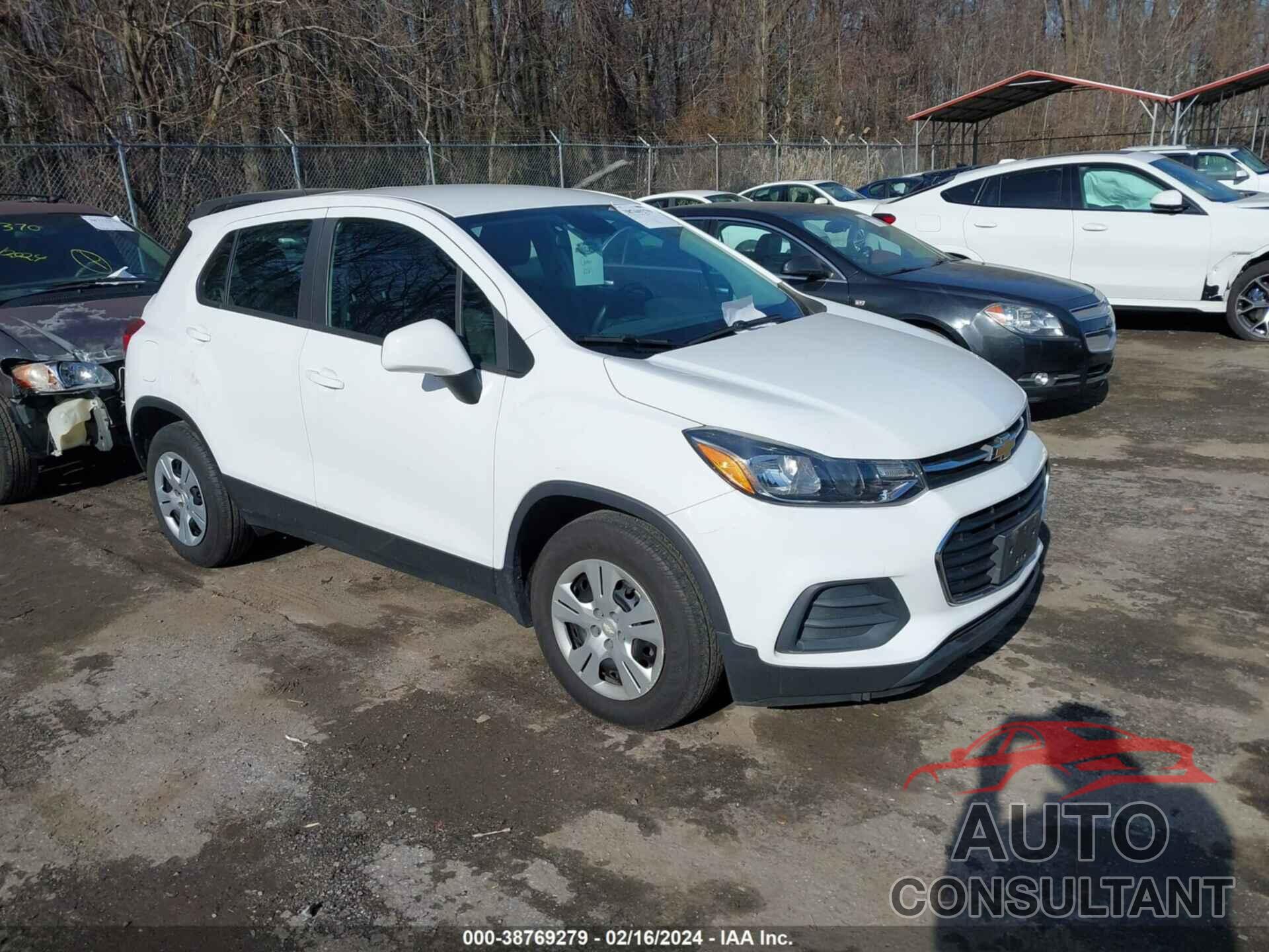 CHEVROLET TRAX 2018 - KL7CJKSB5JB602092