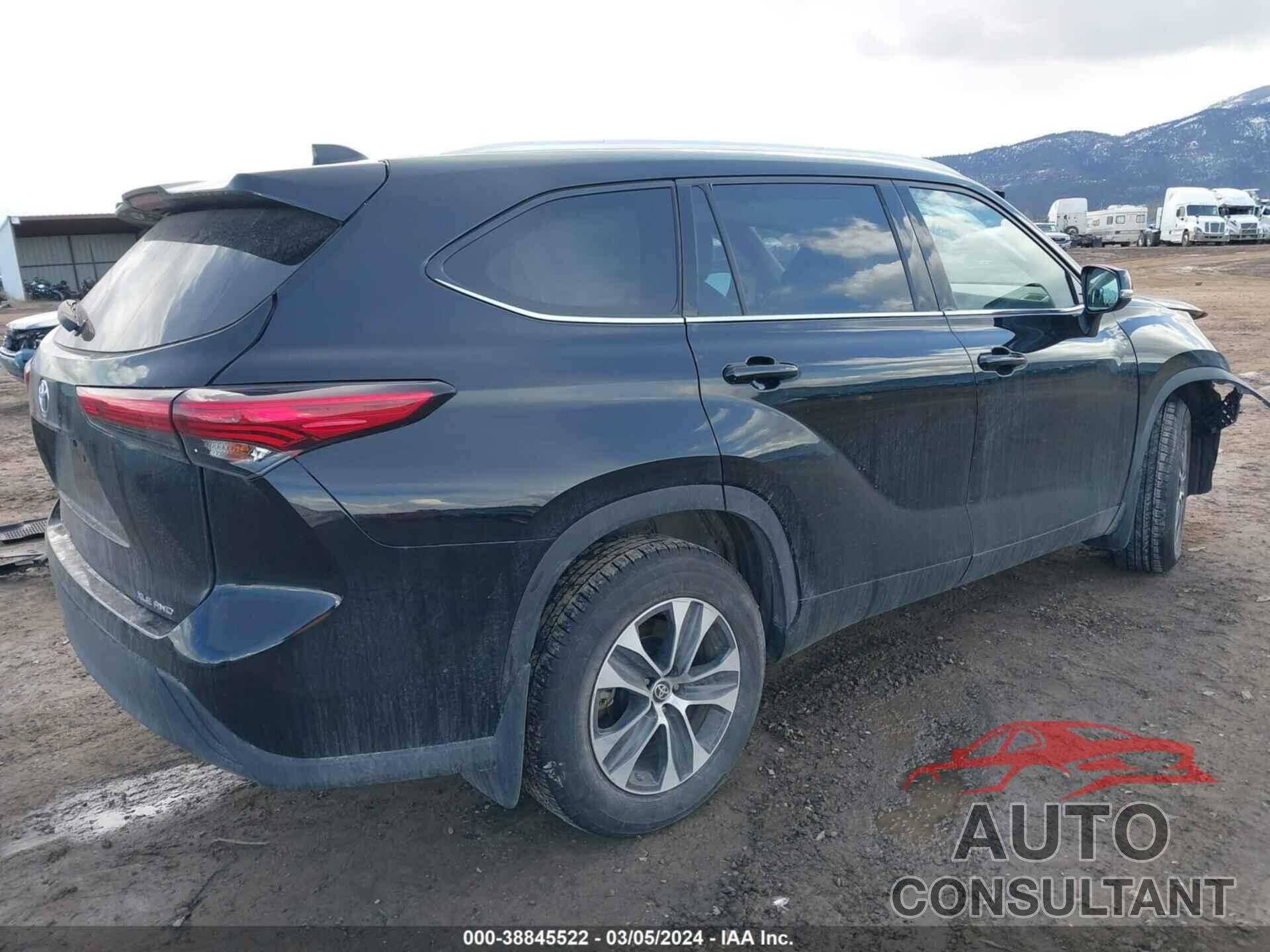 TOYOTA HIGHLANDER 2020 - 5TDGZRBH0LS020391