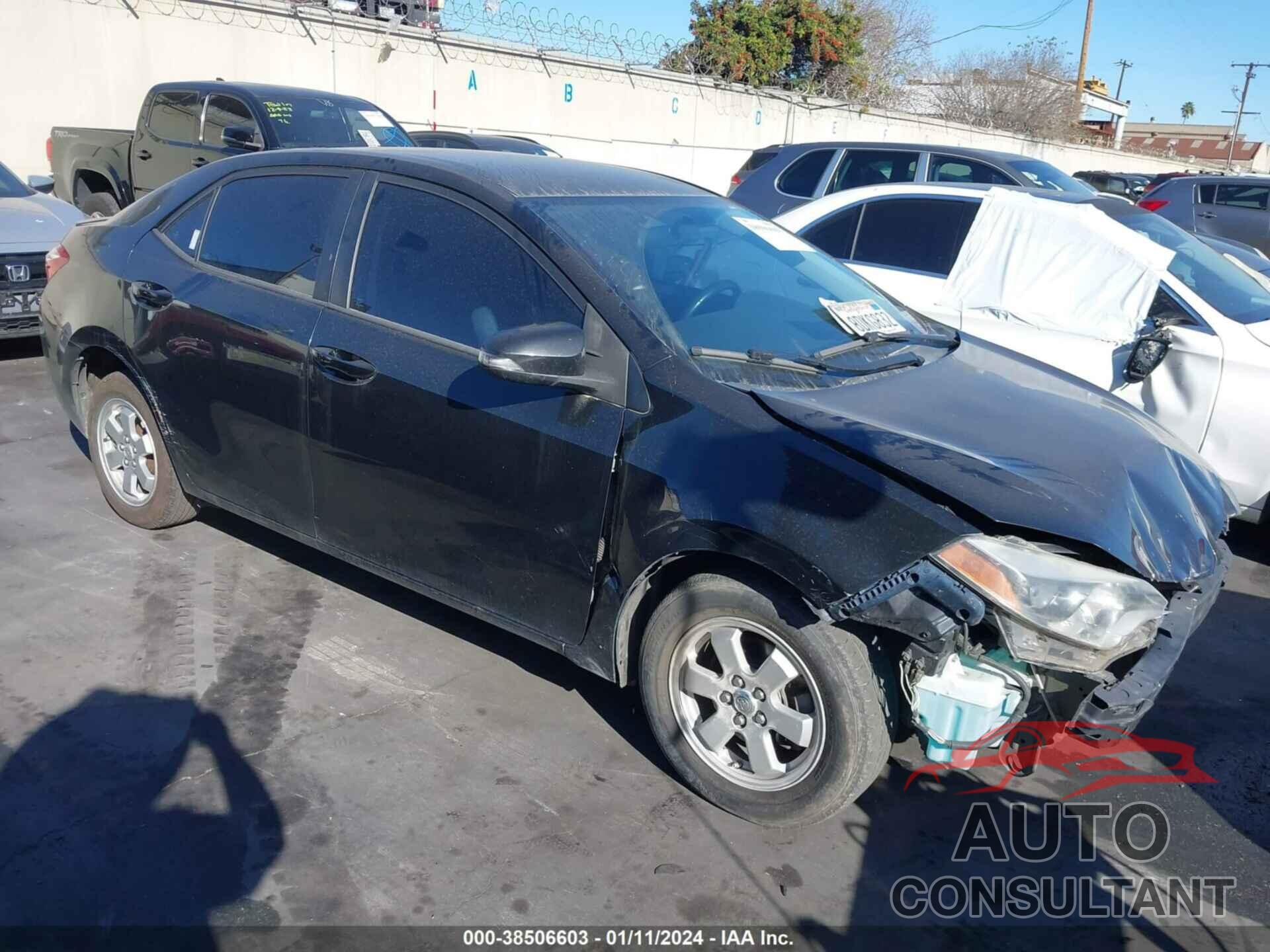 TOYOTA COROLLA 2016 - 5YFBURHE3GP447410