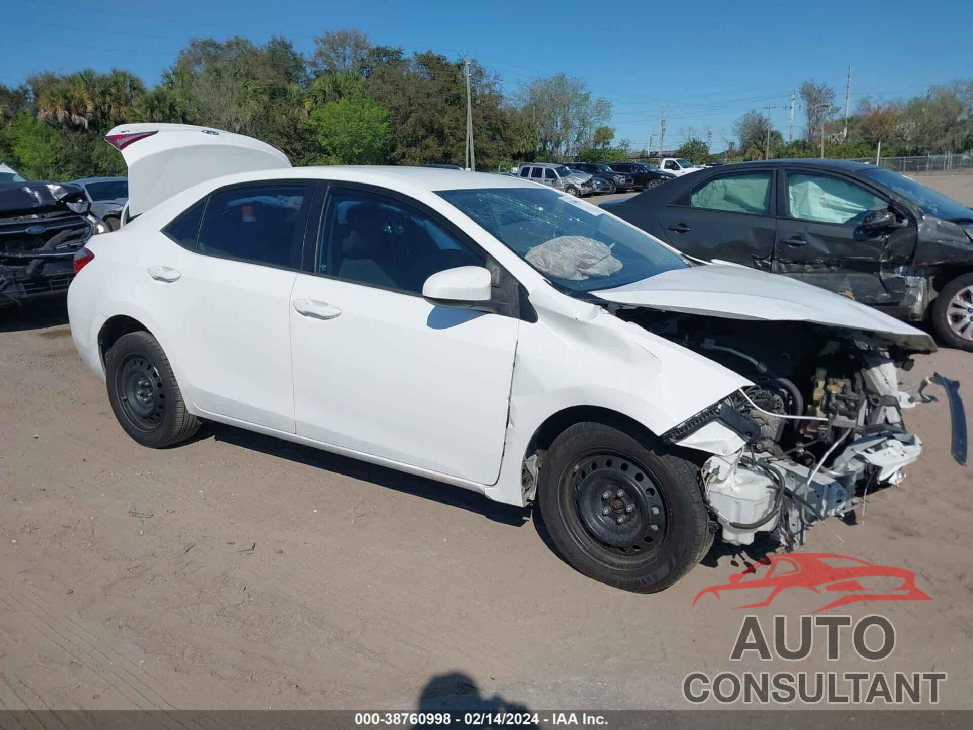 TOYOTA COROLLA 2016 - 5YFBURHE3GP540928