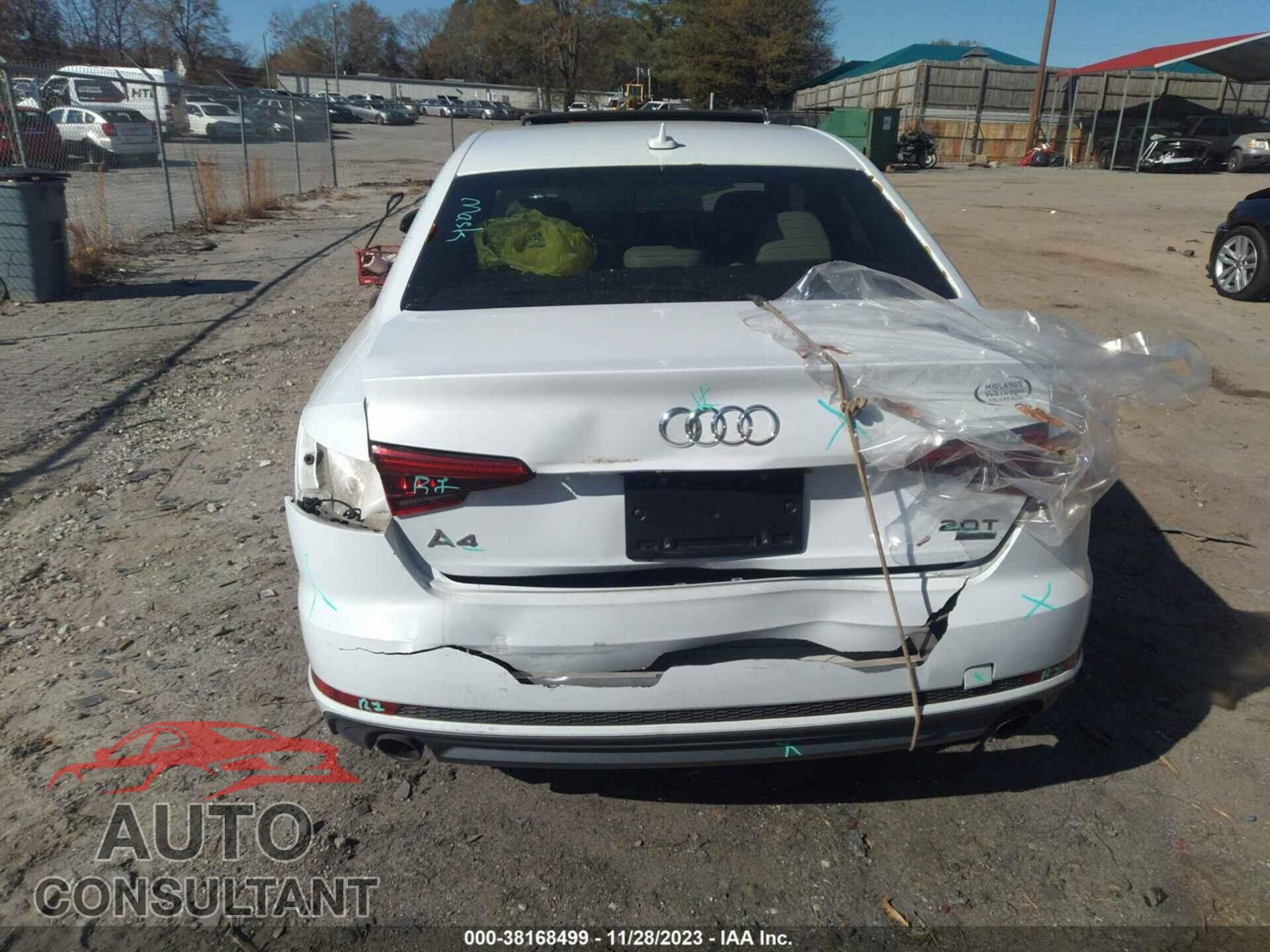 AUDI A4 2017 - WAUKMAF45HN060204