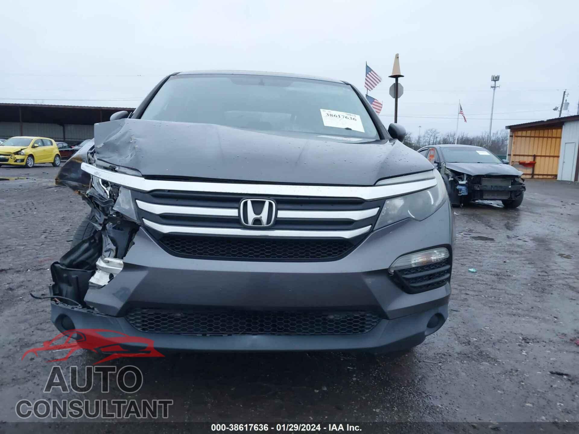 HONDA PILOT 2016 - 5FNYF6H14GB045732