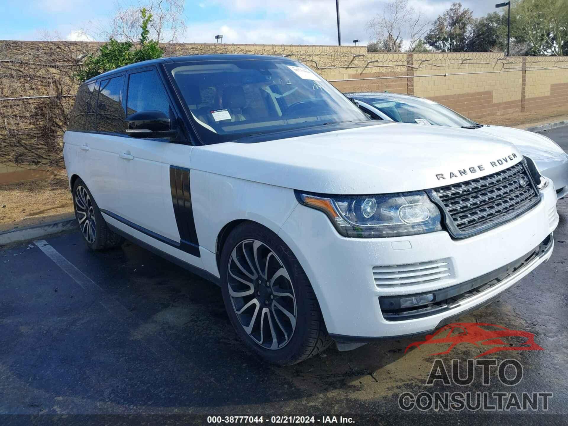 LAND ROVER RANGE ROVER 2016 - SALGR2PFXGA313998