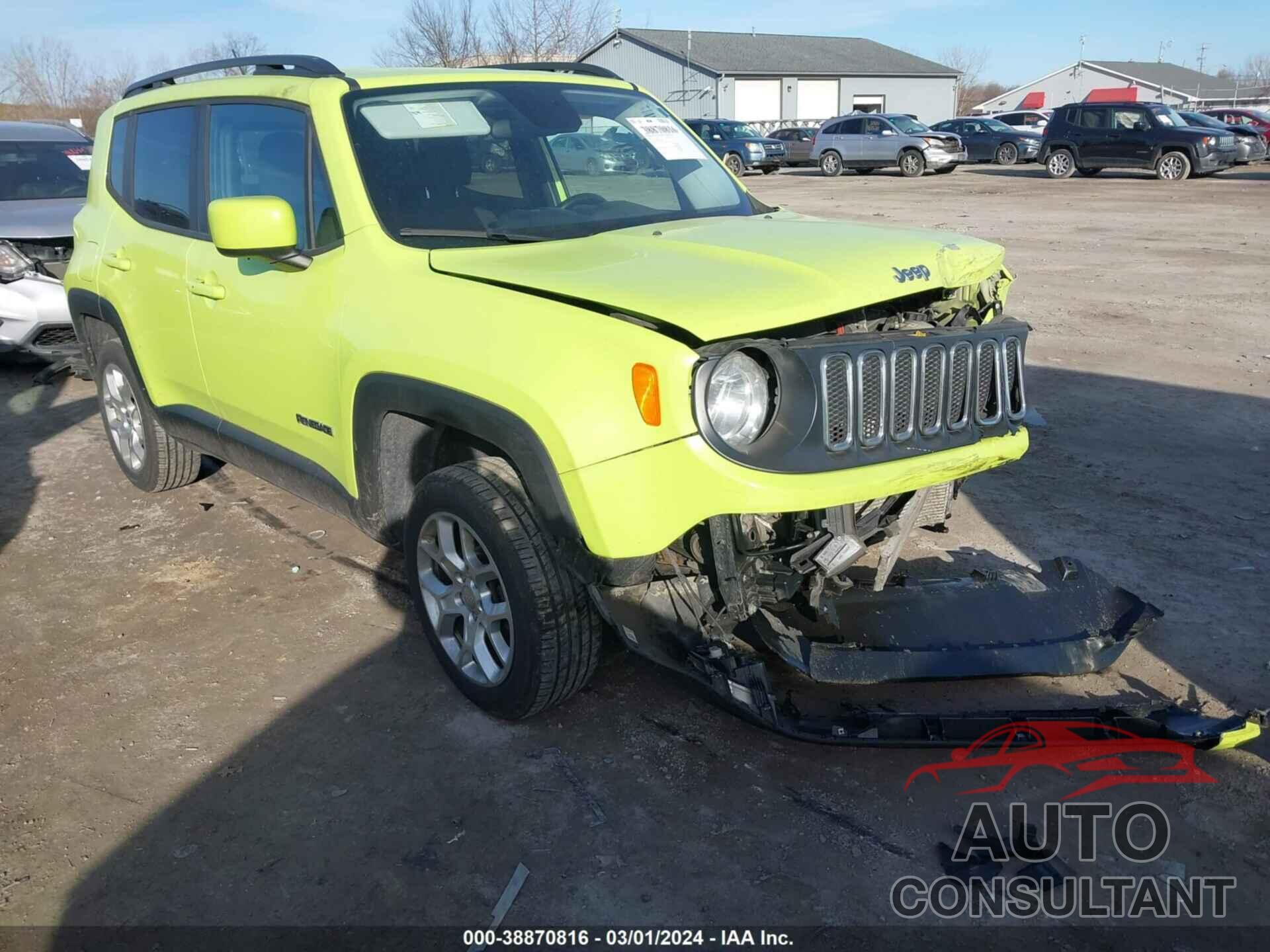 JEEP RENEGADE 2017 - ZACCJBBB5HPG27996