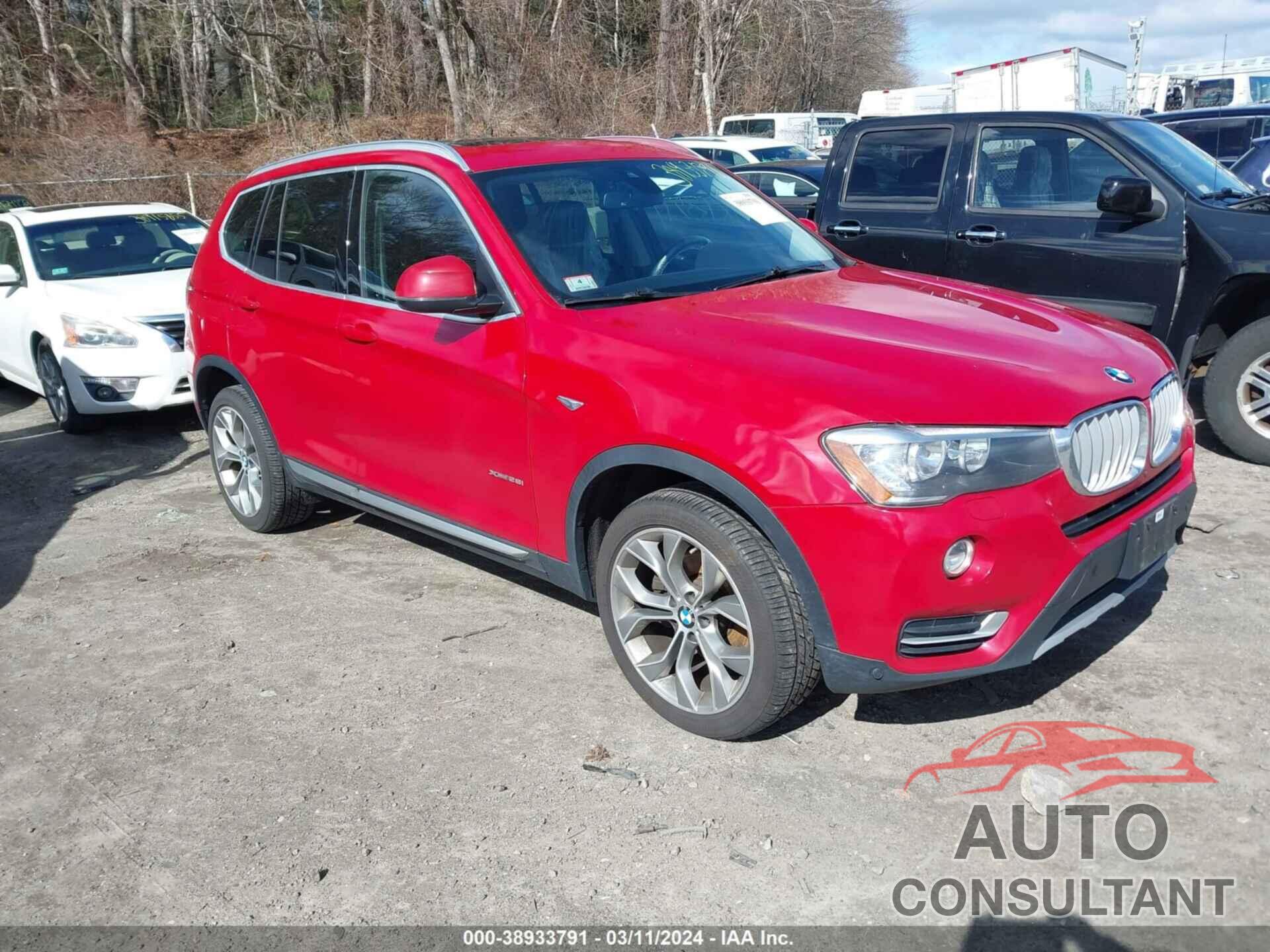 BMW X3 2017 - 5UXWX9C34H0T20030