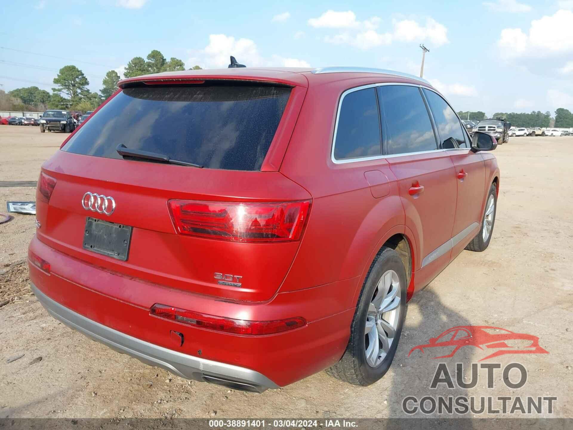 AUDI Q7 2017 - WA1AAAF73HD047484