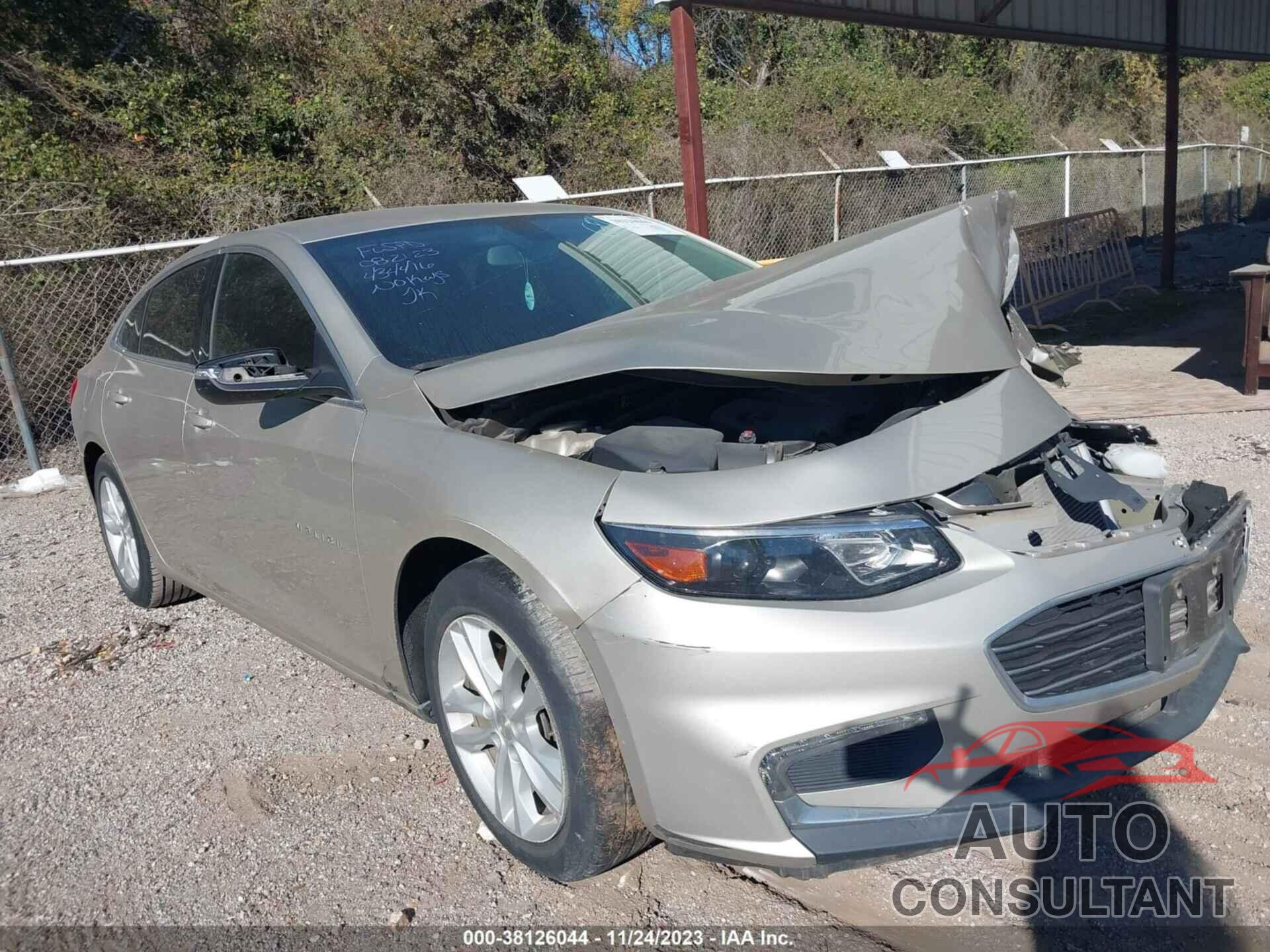 CHEVROLET MALIBU 2016 - 1G1ZE5ST8GF210777