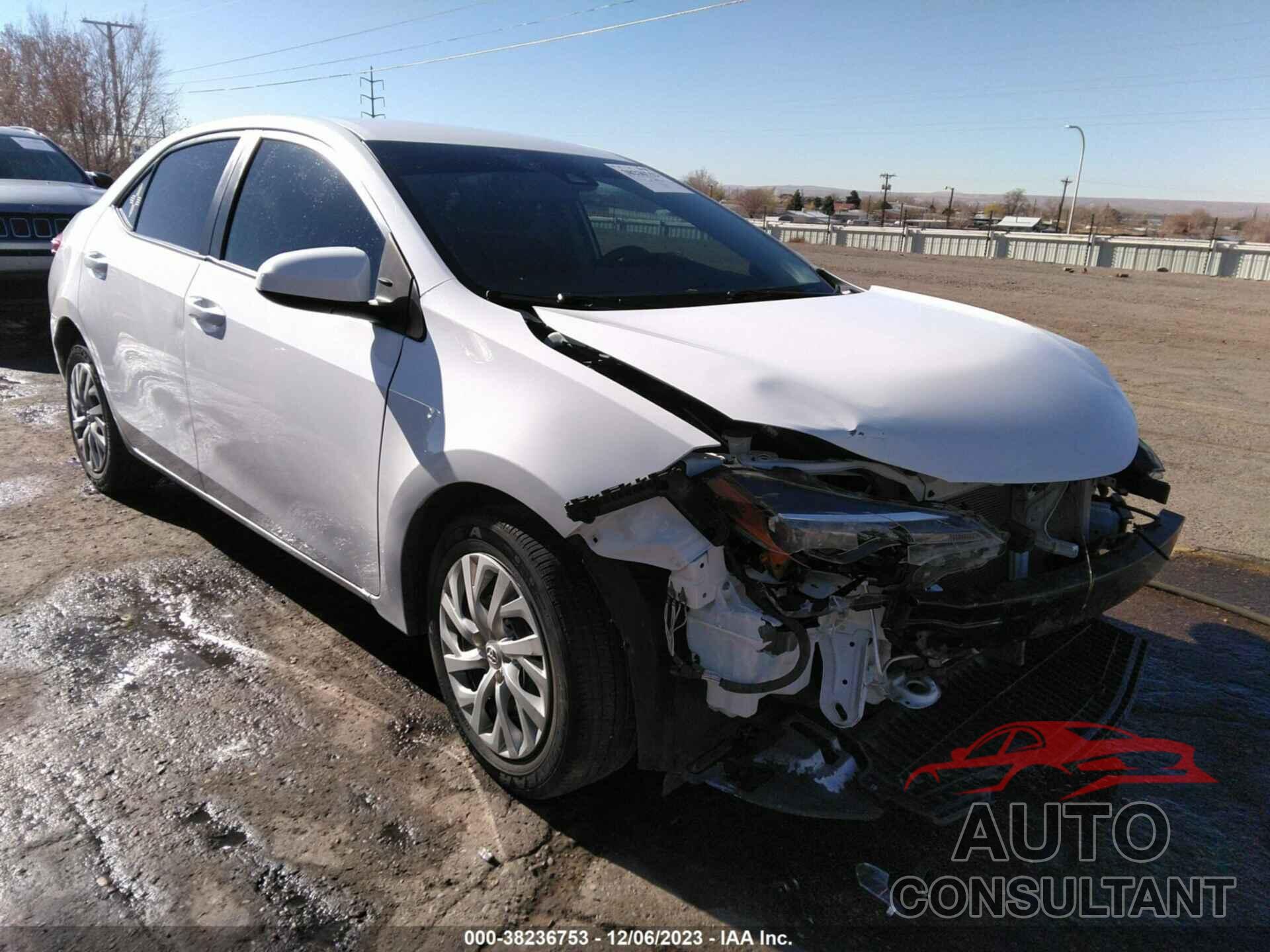 TOYOTA COROLLA 2019 - 2T1BURHE4KC241263