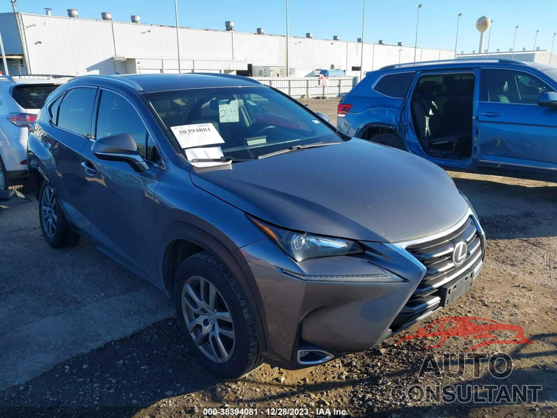 LEXUS NX 200T 2016 - JTJYARBZ0G2031244