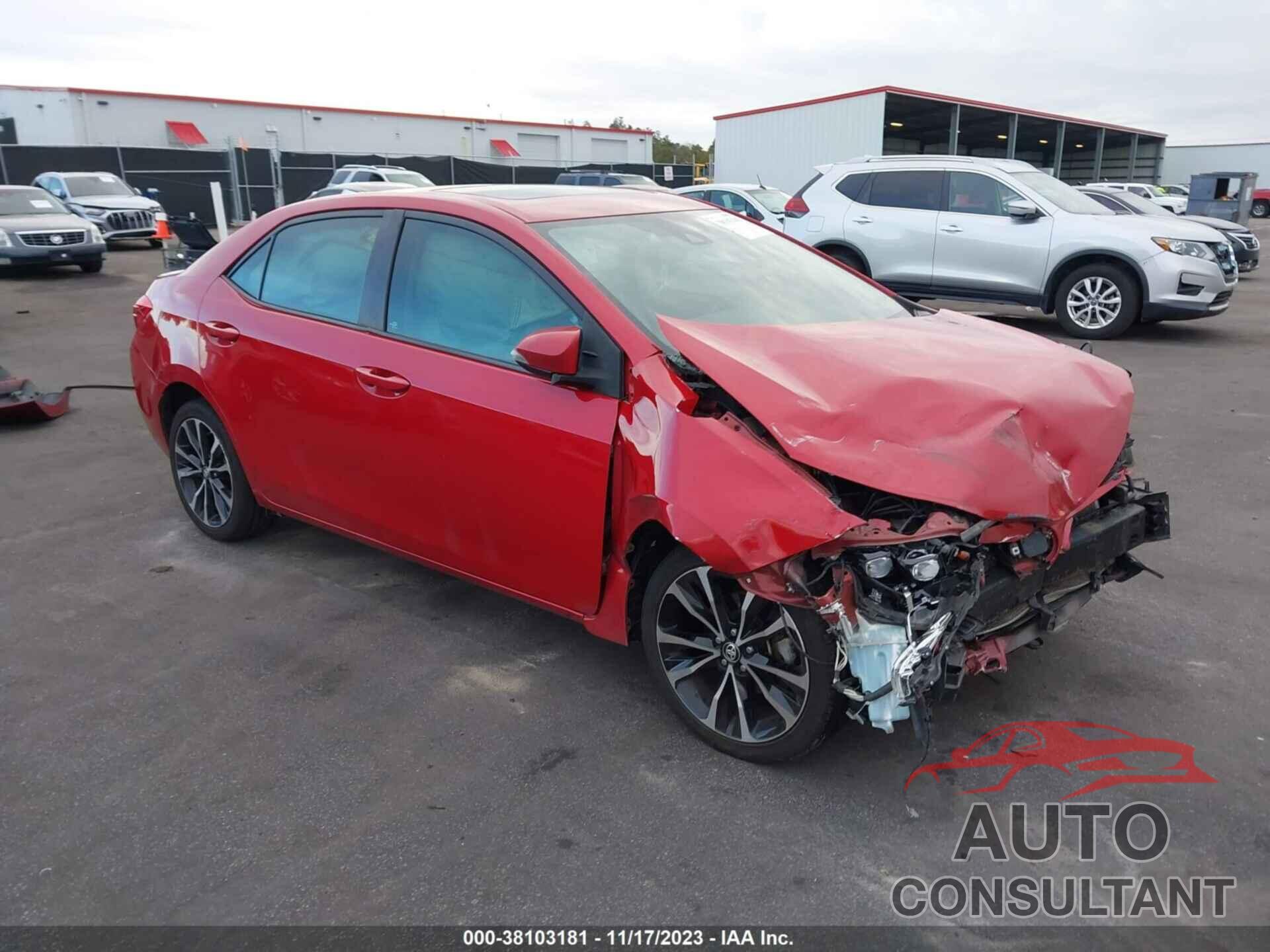TOYOTA COROLLA 2017 - 2T1BURHE5HC912545