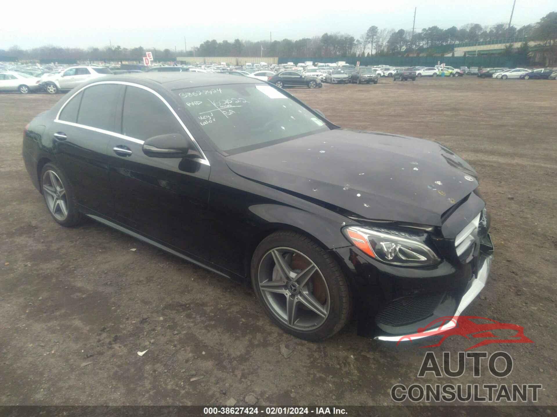 MERCEDES-BENZ C 300 2018 - WDDWF4KB6JR349584