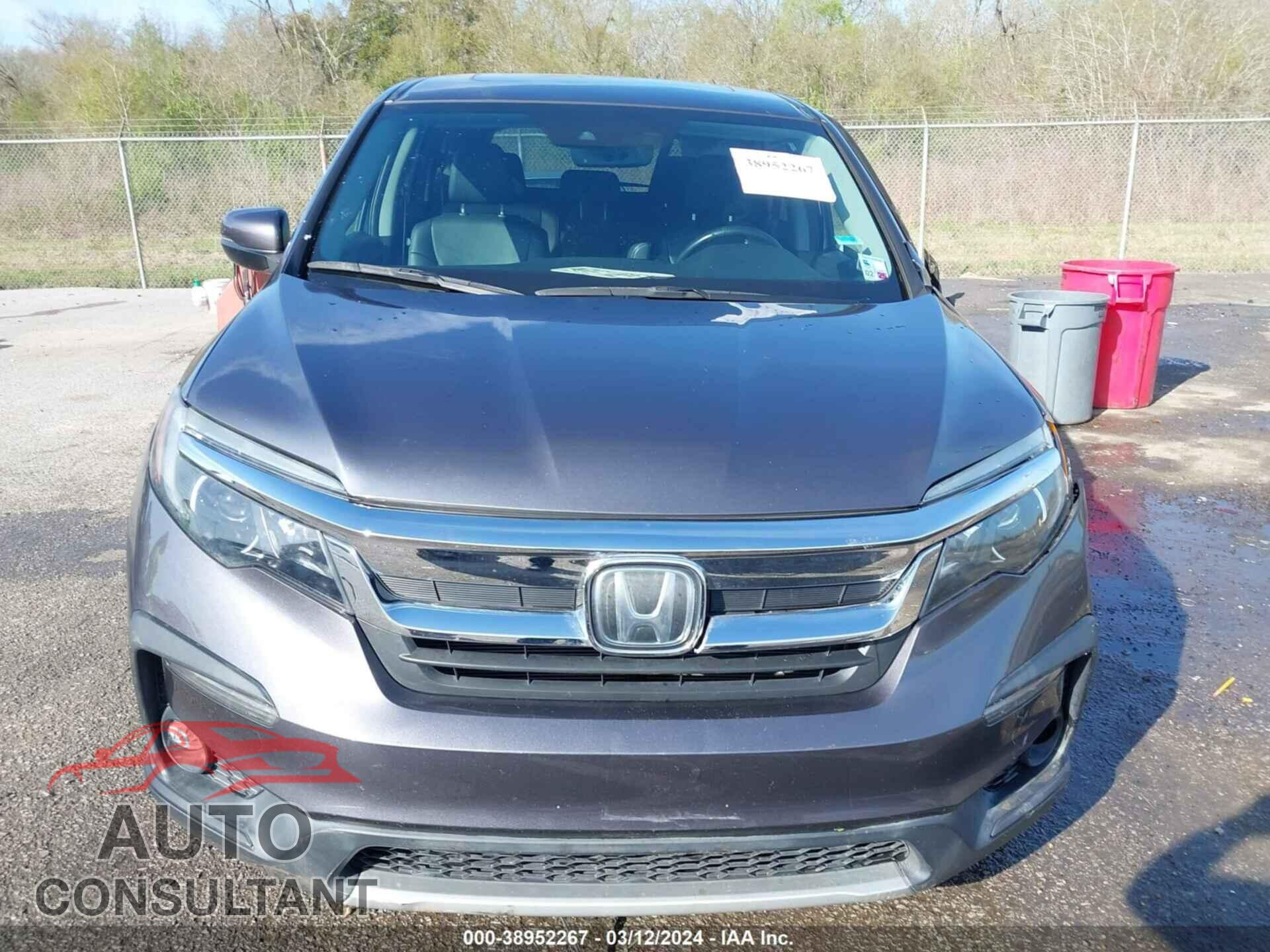 HONDA PILOT 2019 - 5FNYF5H54KB044103