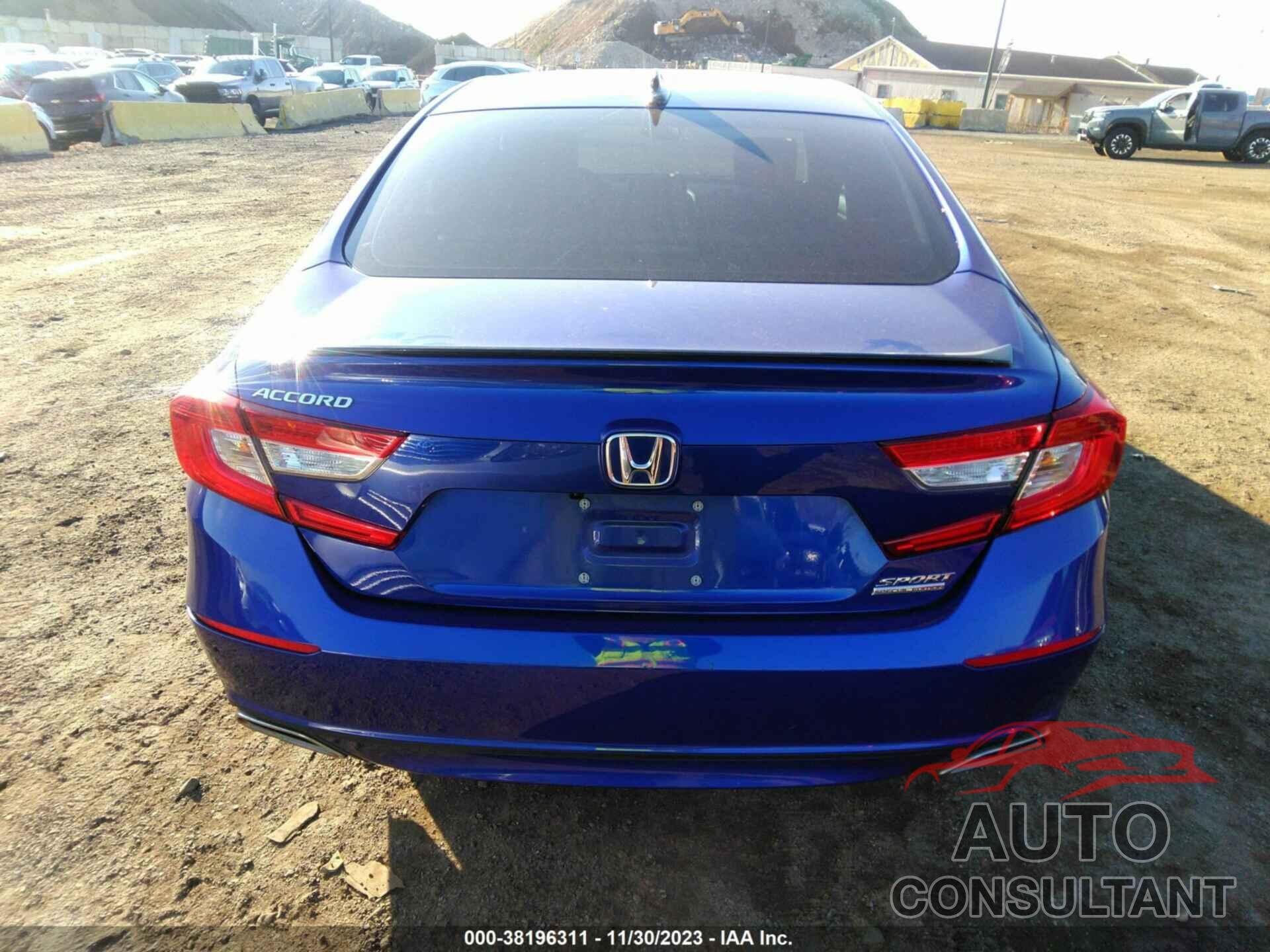 HONDA ACCORD 2021 - 1HGCV1F43MA113196