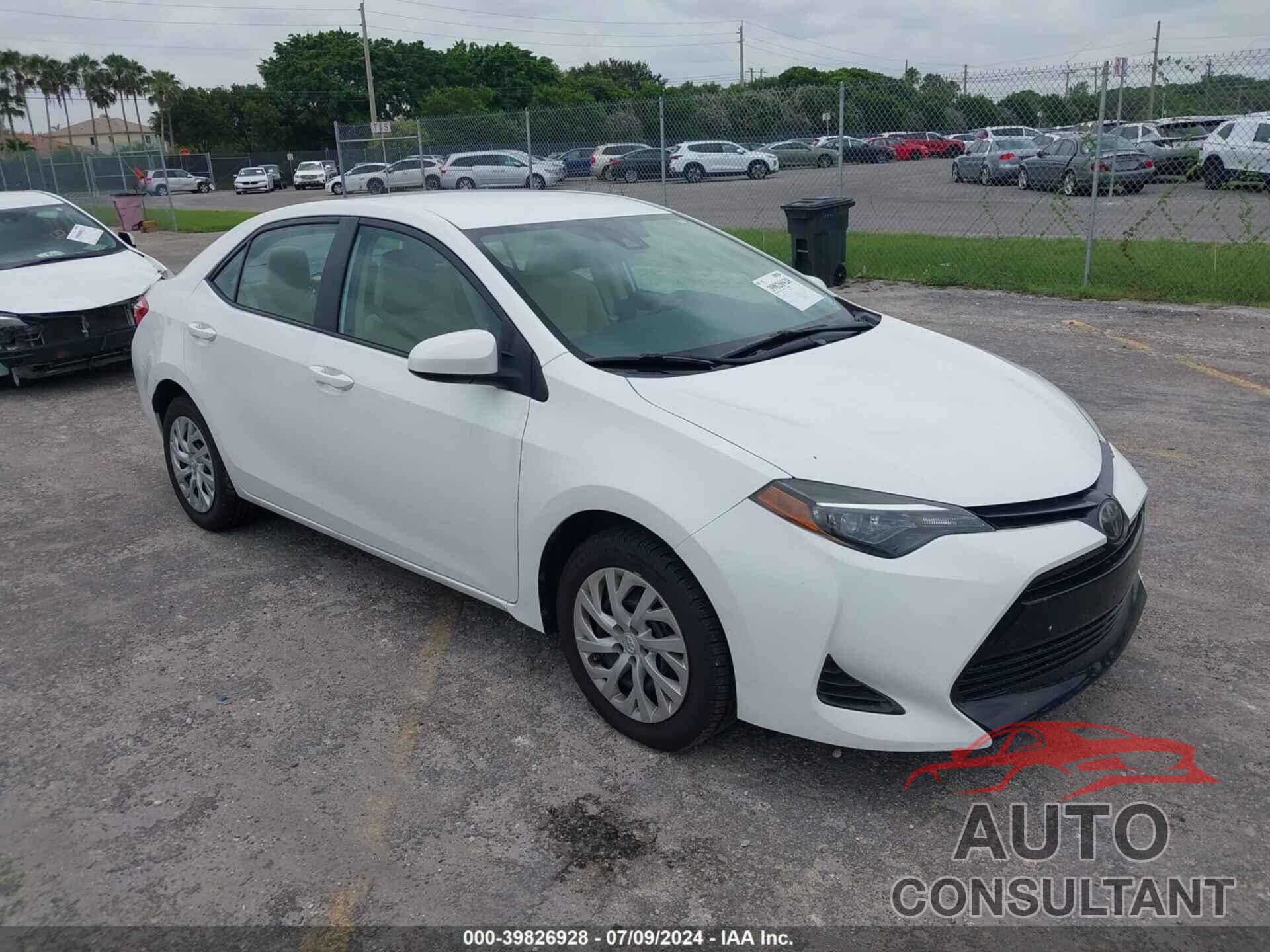 TOYOTA COROLLA 2019 - 5YFBURHEXKP930157